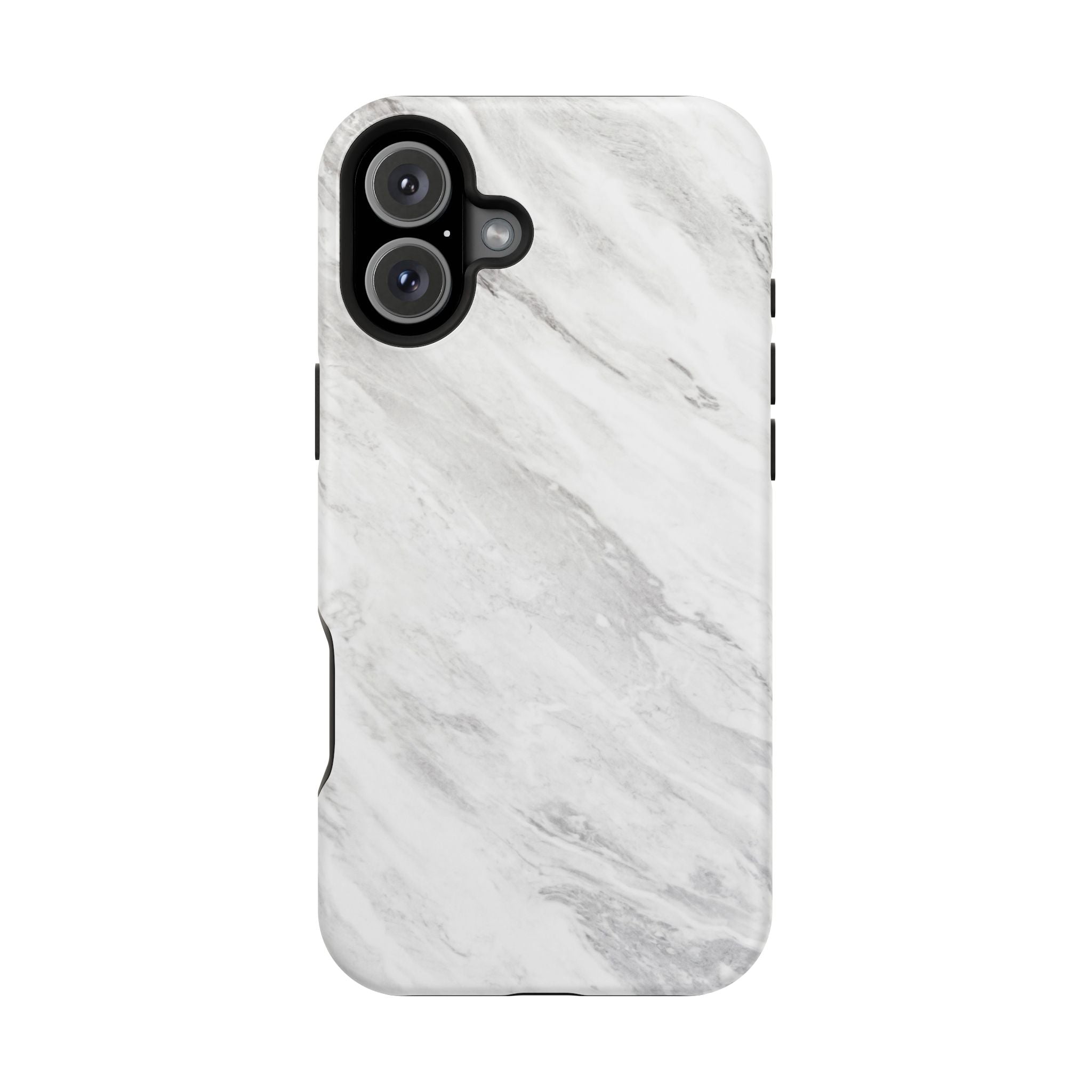 White Marble - Tough MagSafe Case