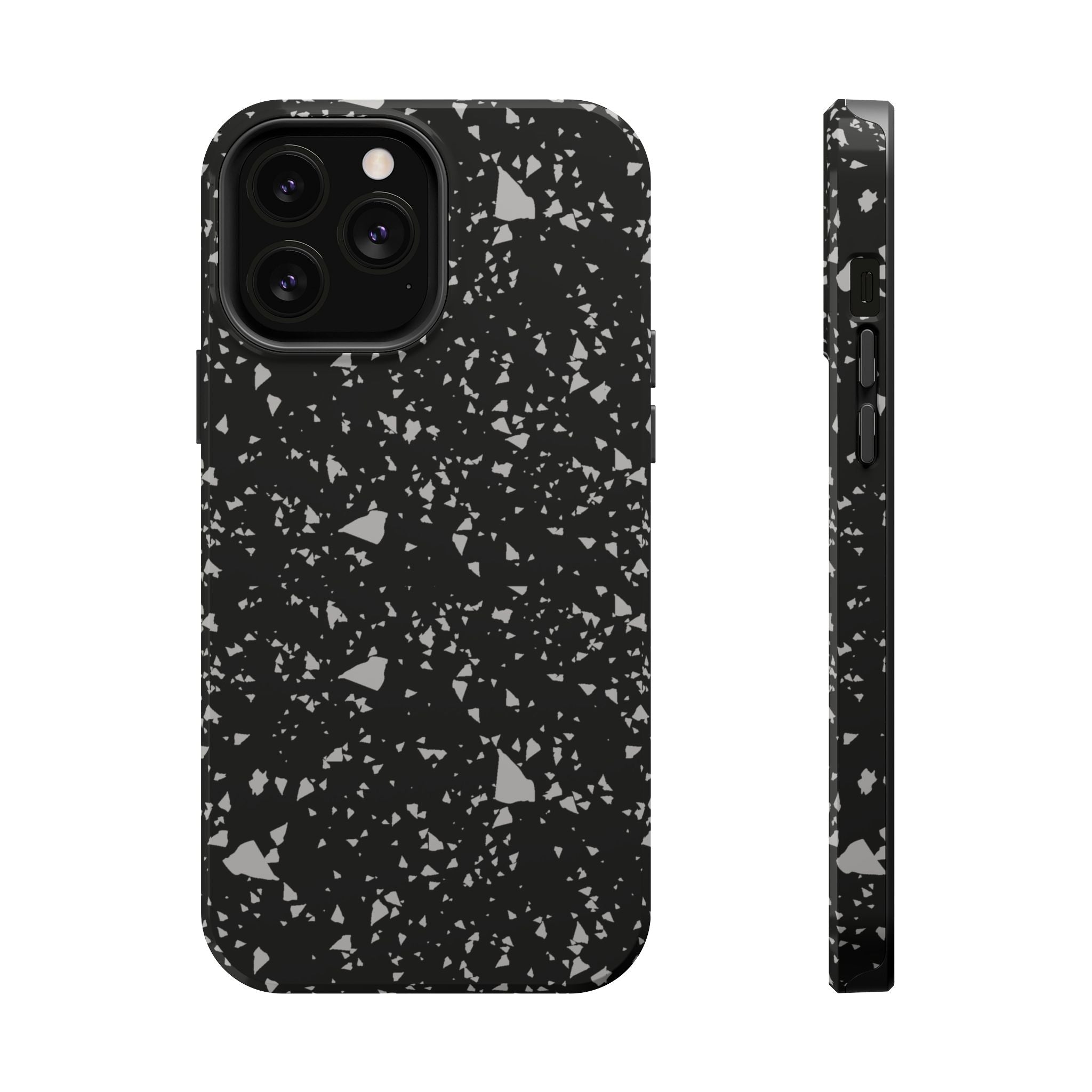 Black Terrazzo - Tough MagSafe Case