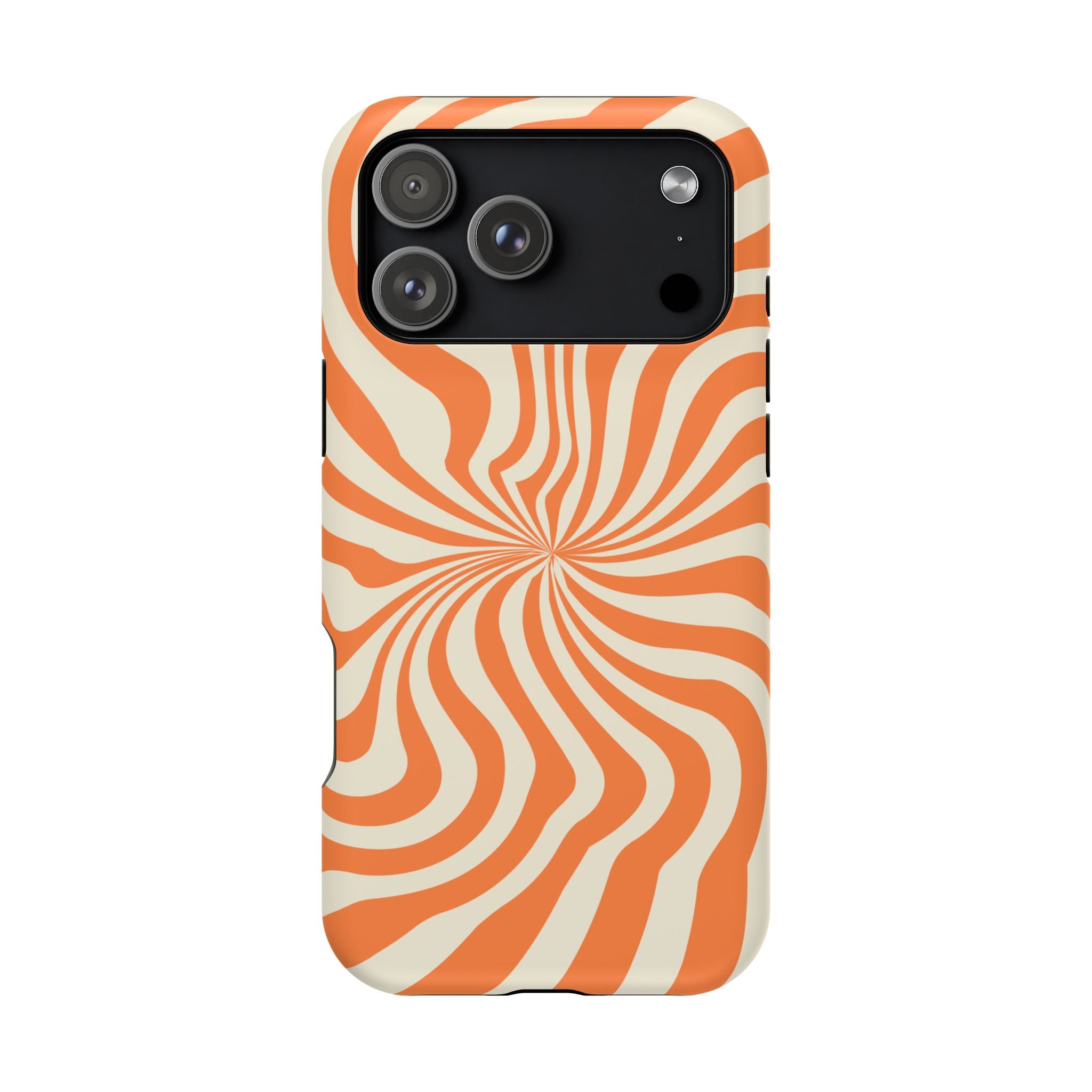 Orange Spiral - Tough MagSafe Case