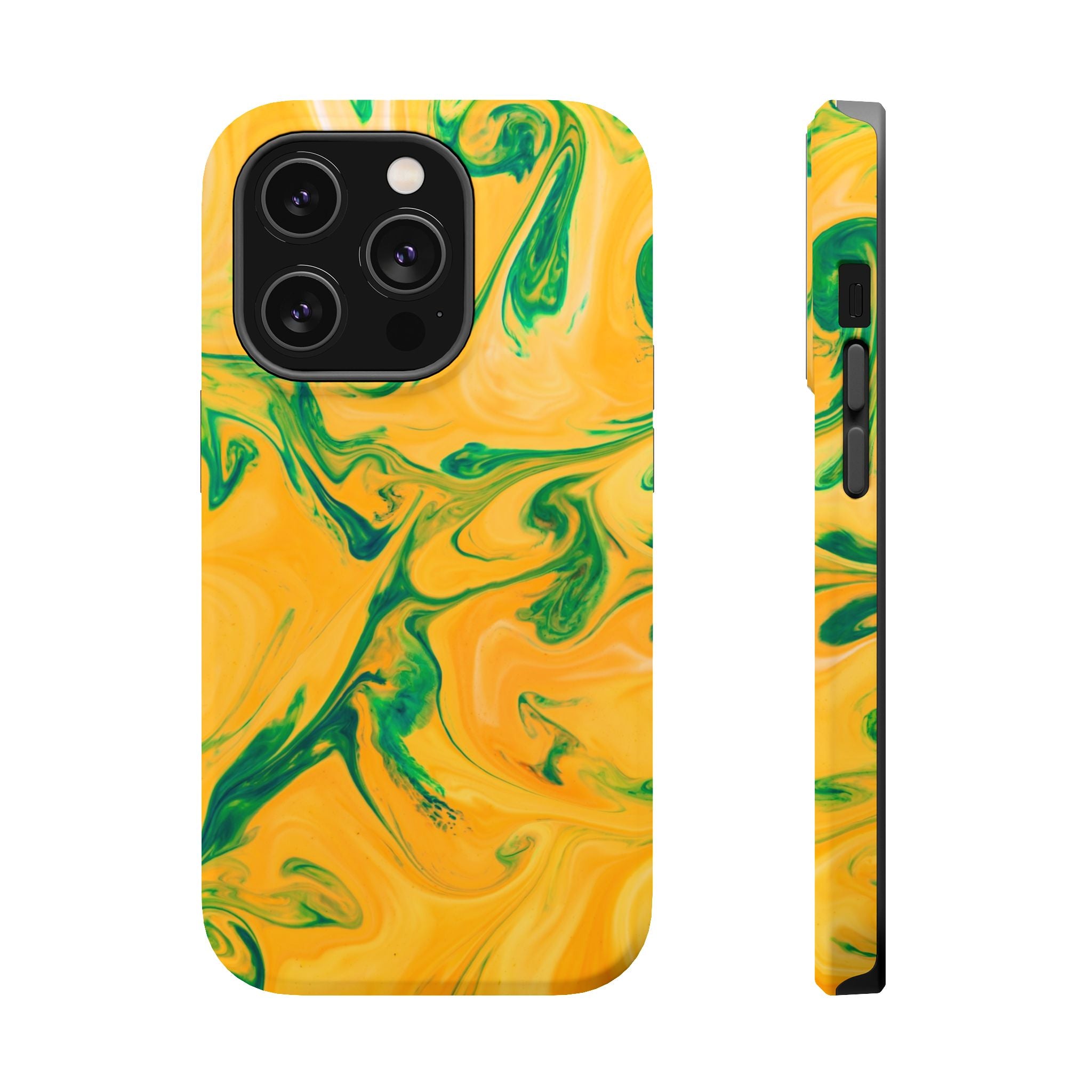 Lime Marble - Tough MagSafe Case