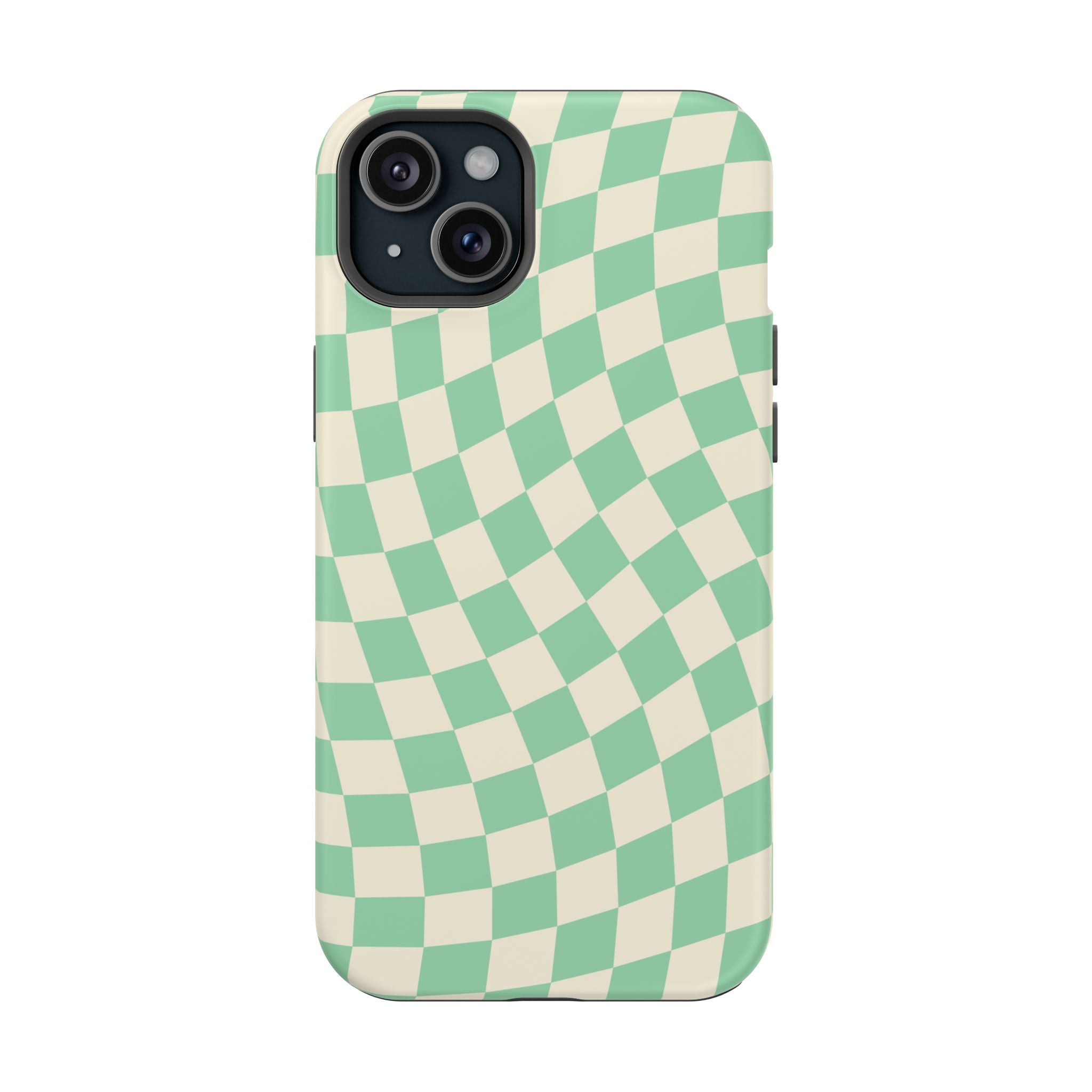 Pistachio Checkers - Tough MagSafe Case