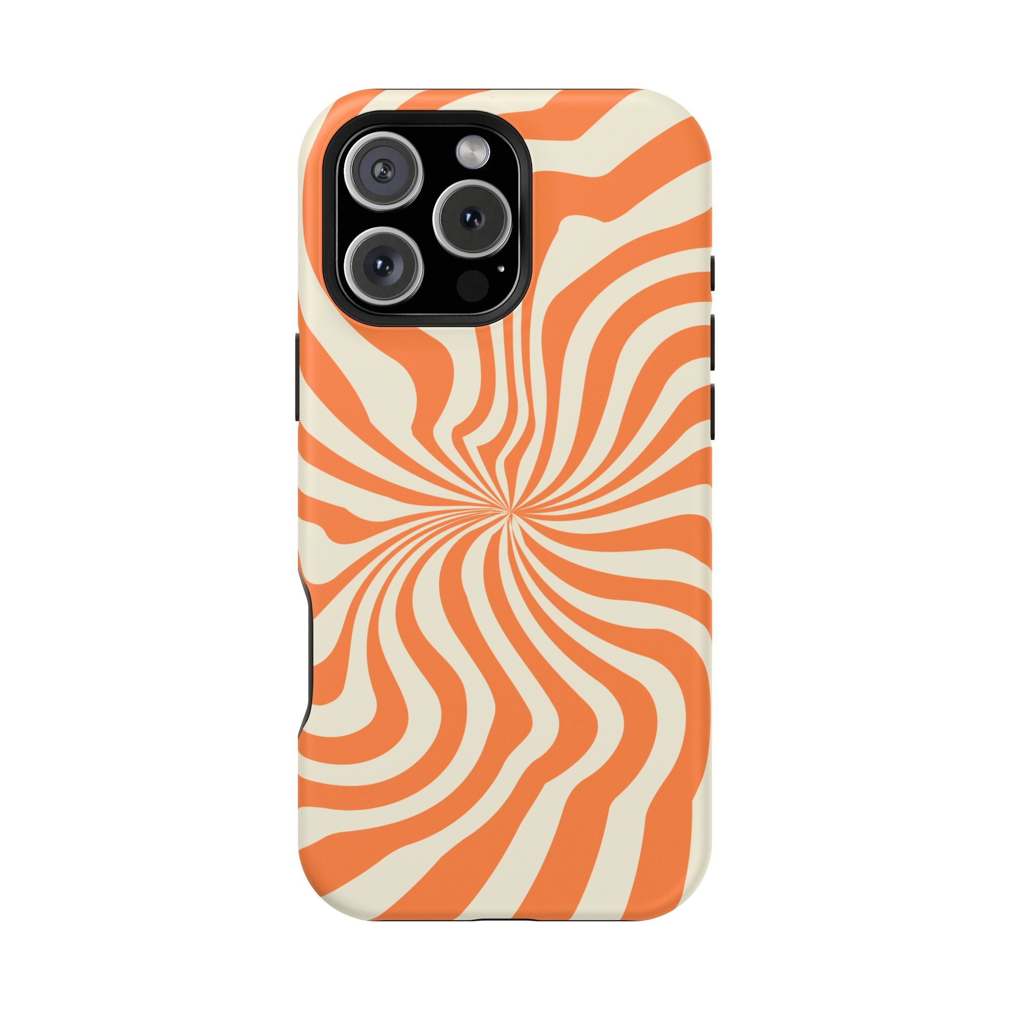 Orange Spiral - Tough MagSafe Case