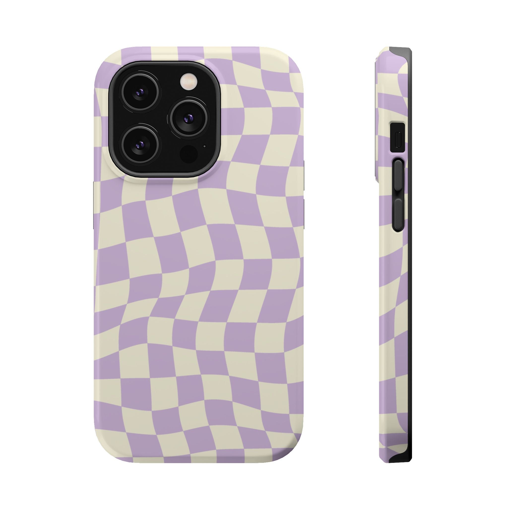 Lavender Checkers - Tough MagSafe Case