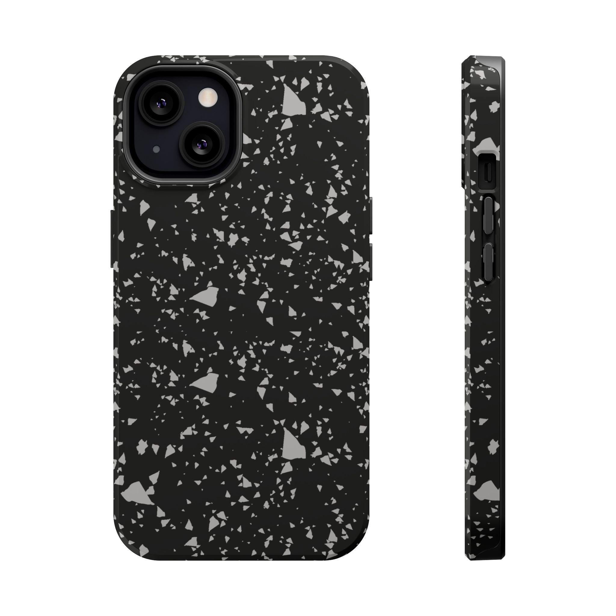 Black Terrazzo - Tough MagSafe Case