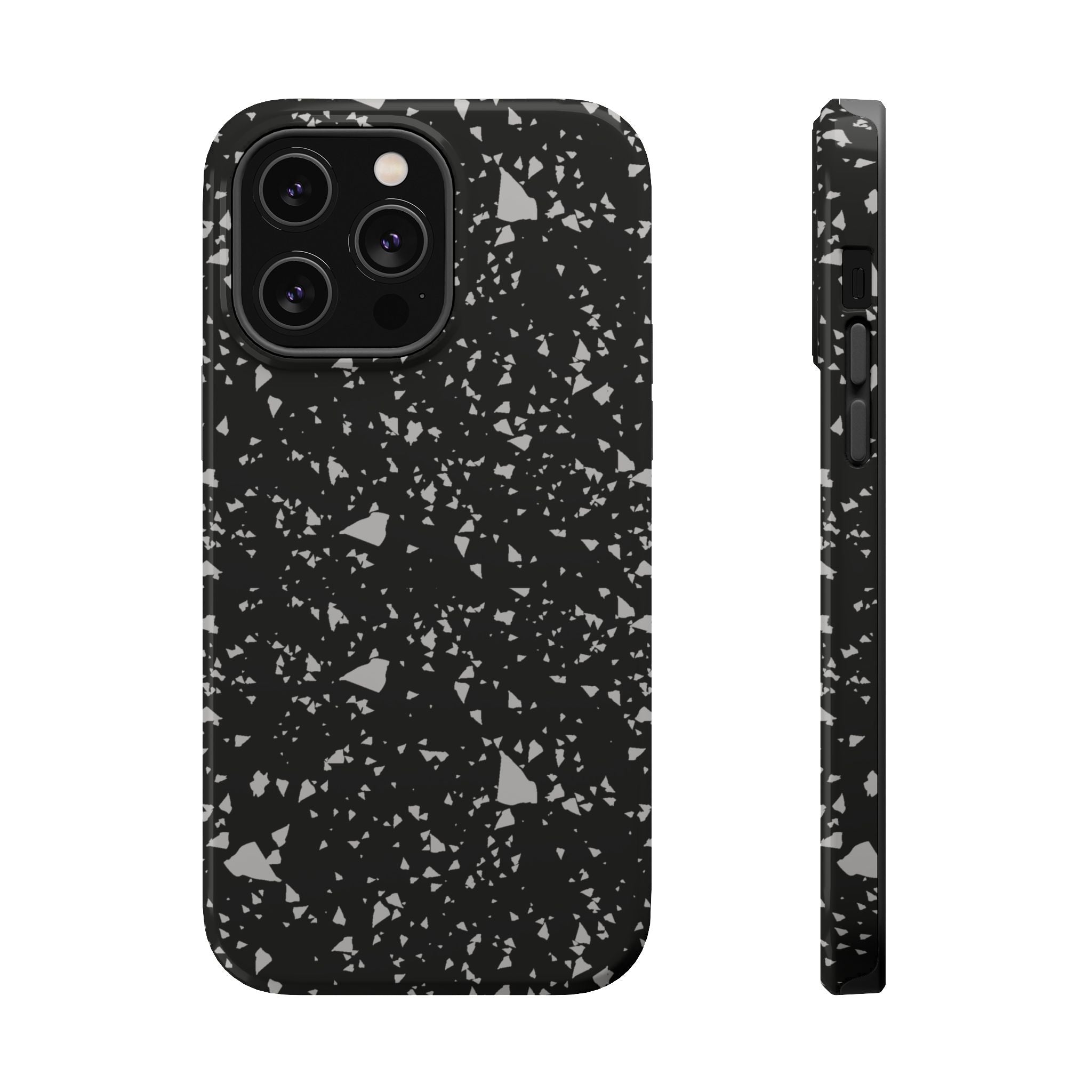 Black Terrazzo - Tough MagSafe Case