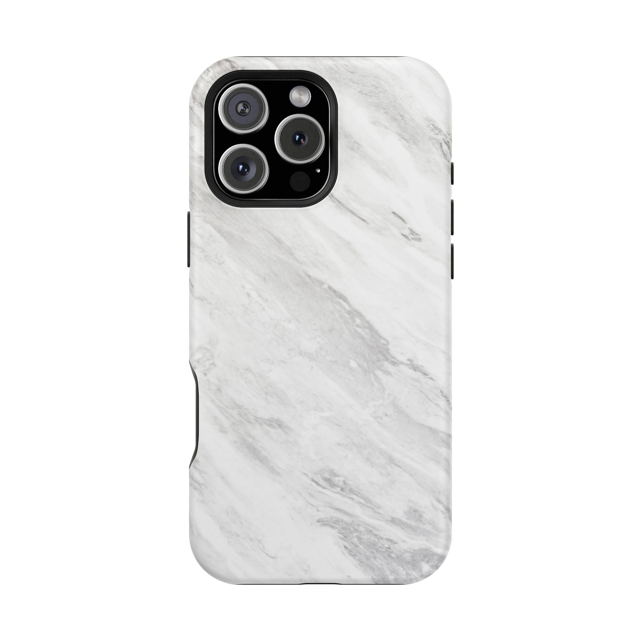 White Marble - Tough MagSafe Case