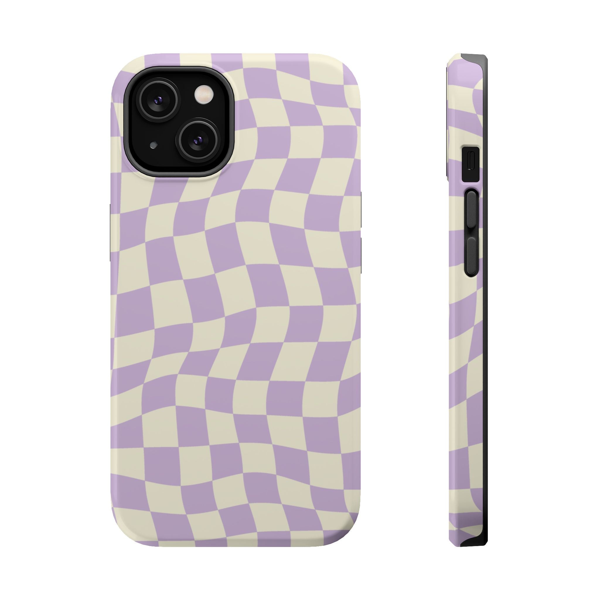 Lavender Checkers - Tough MagSafe Case