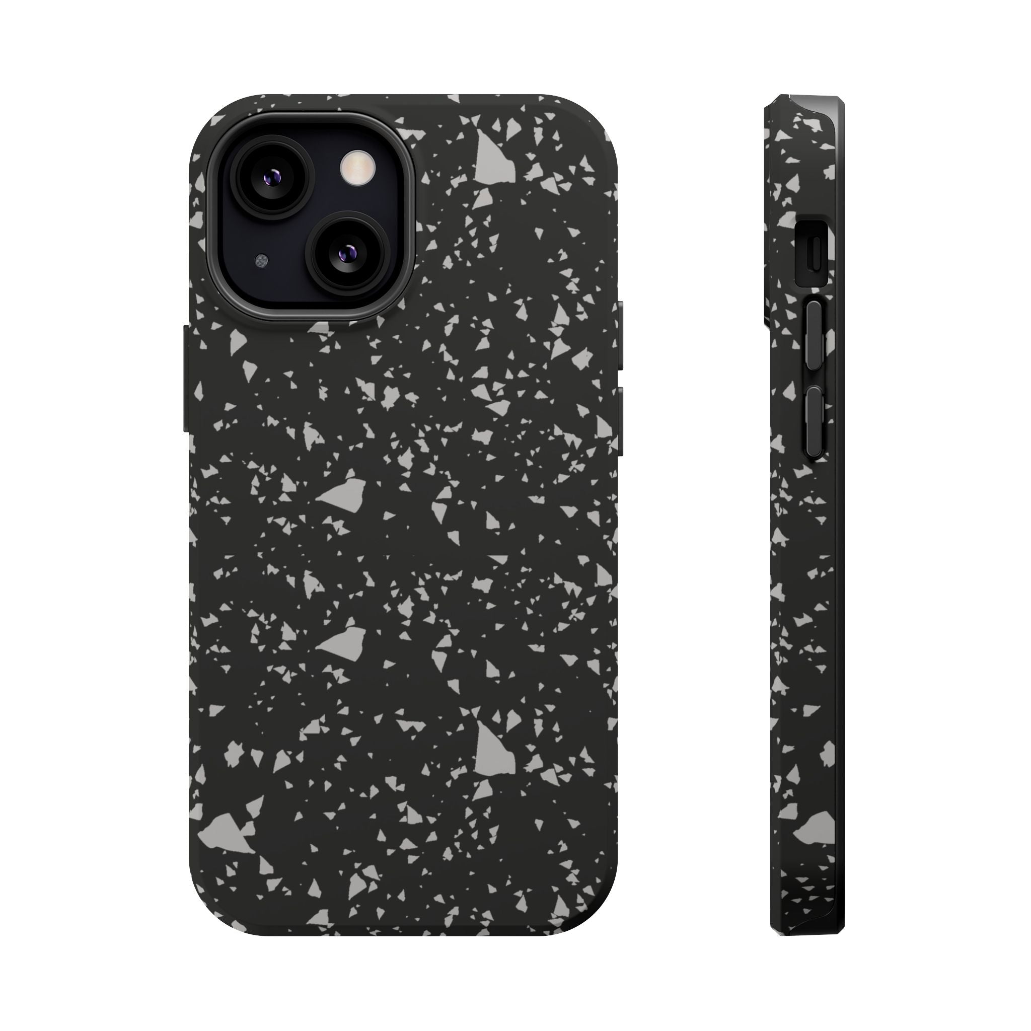 Black Terrazzo - Tough MagSafe Case