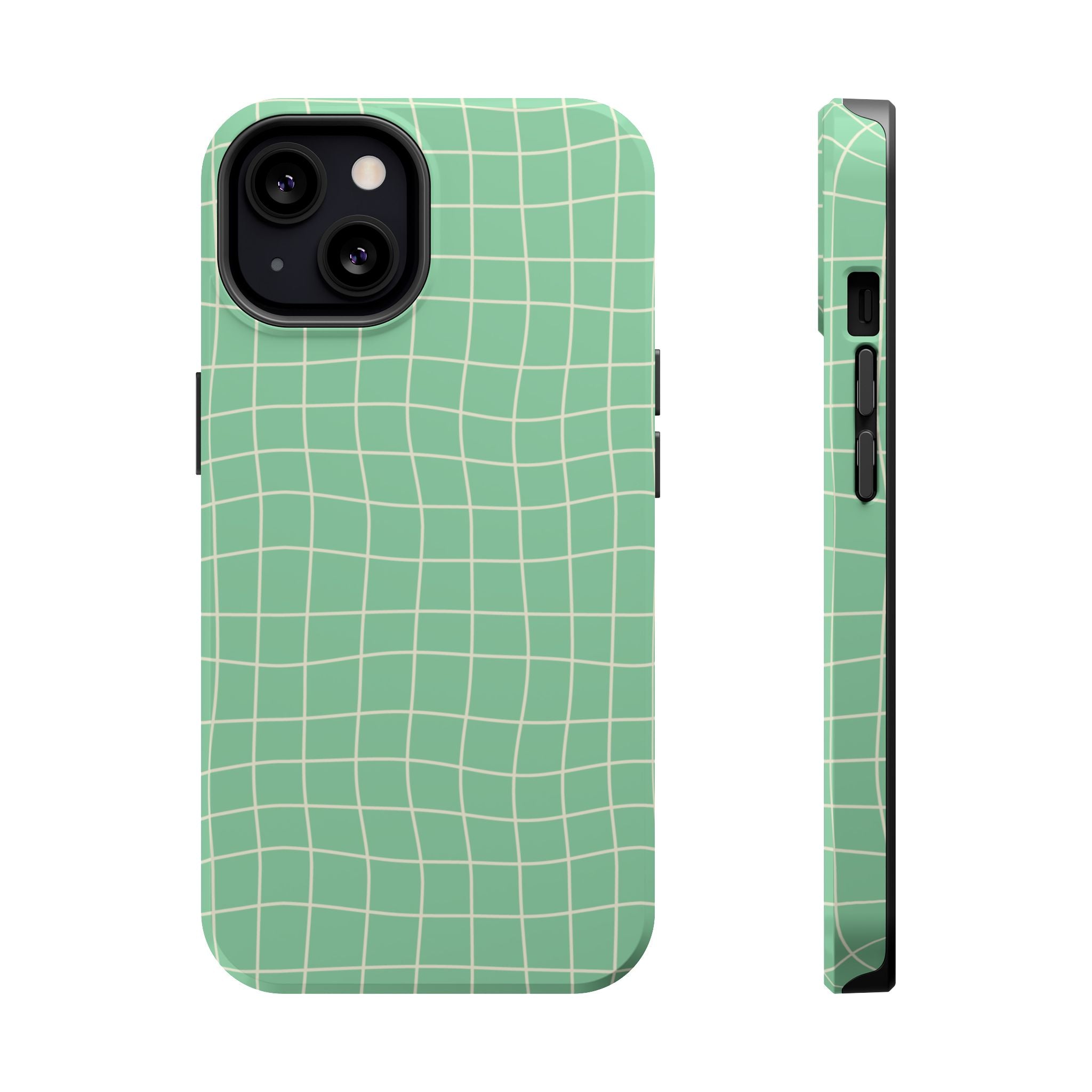 Pistachio Grid - Tough MagSafe Case