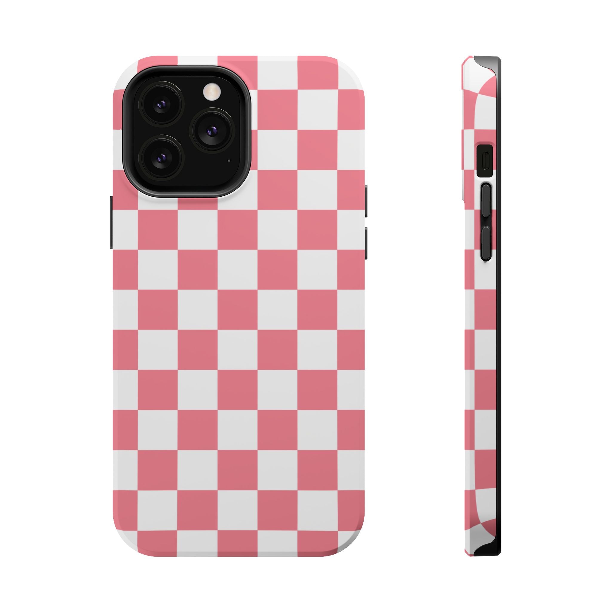 Pink Checkers - Tough MagSafe Case