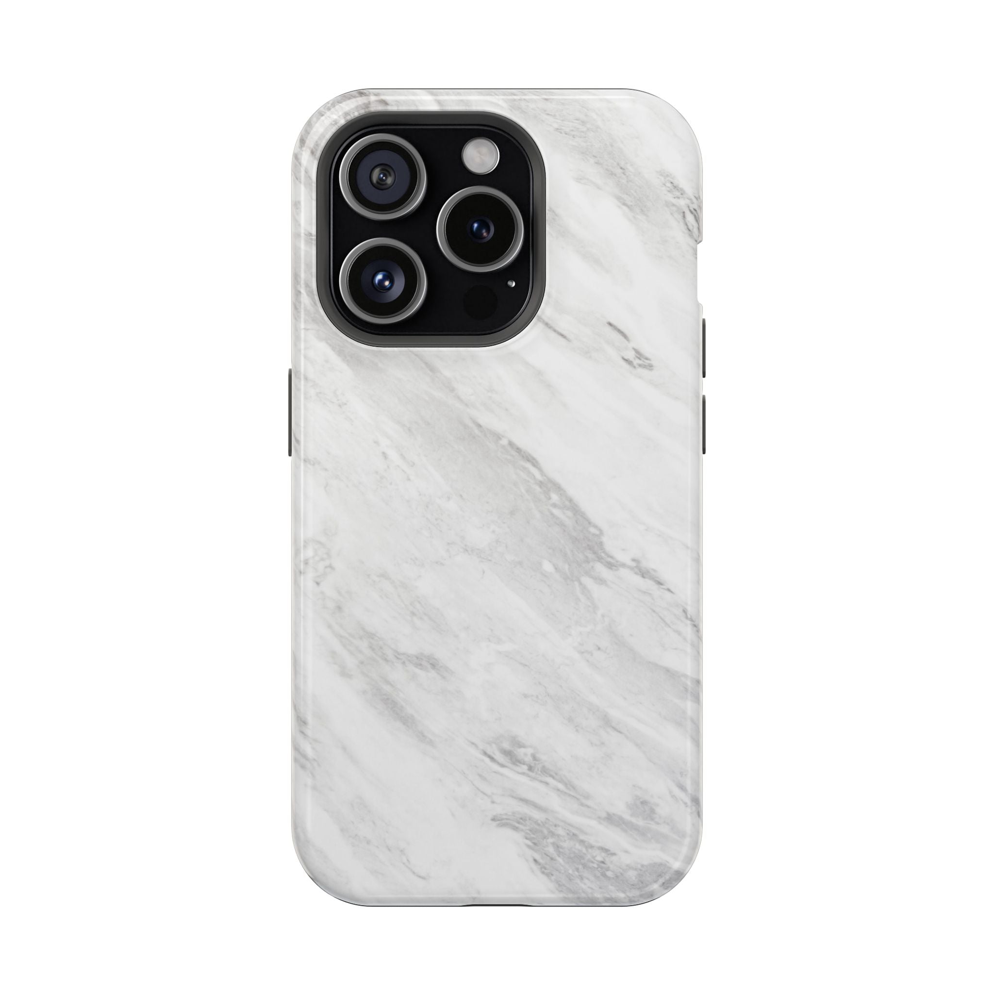 White Marble - Tough MagSafe Case