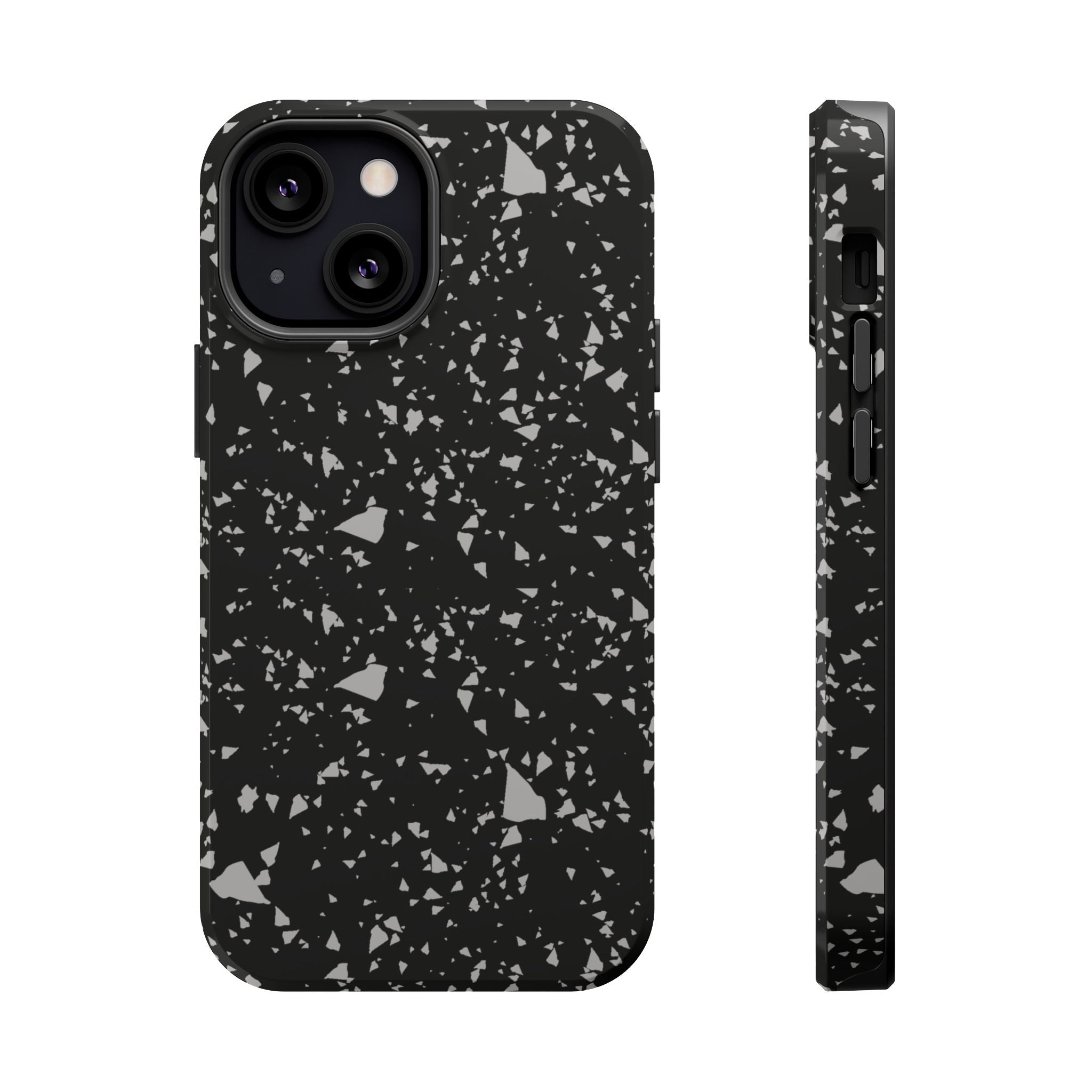 Black Terrazzo - Tough MagSafe Case