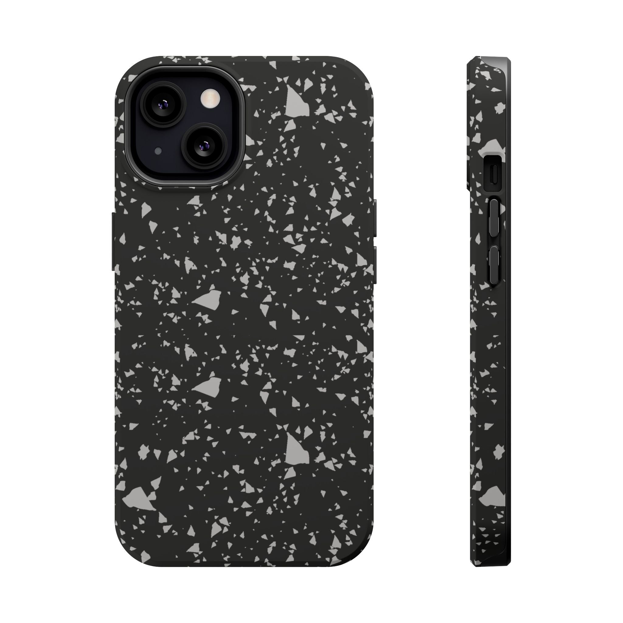 Black Terrazzo - Tough MagSafe Case
