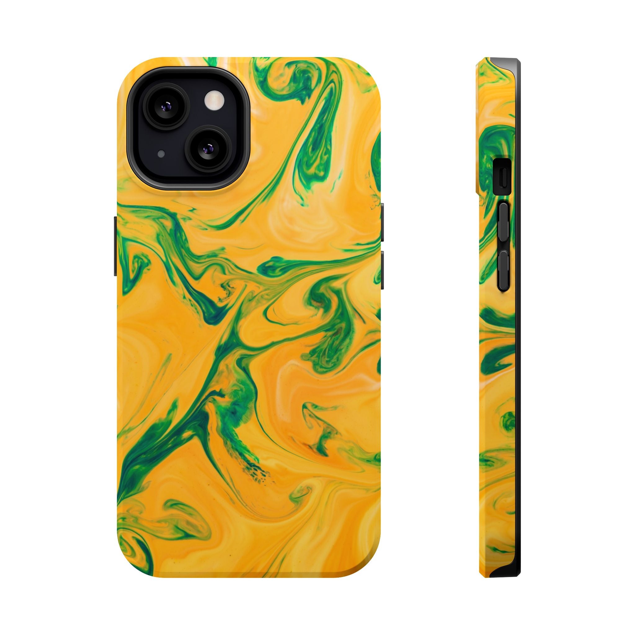 Lime Marble - Tough MagSafe Case