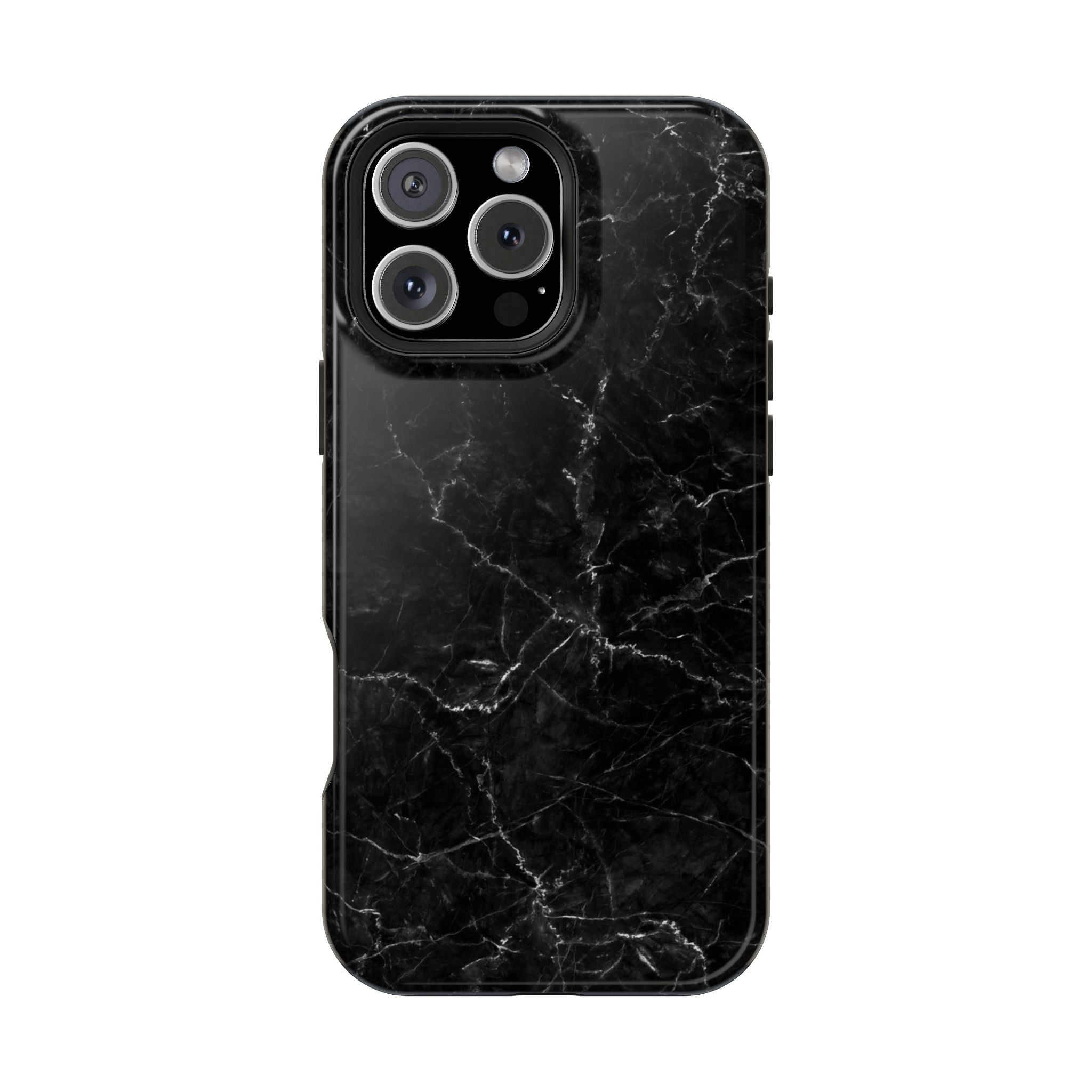 Marquina Black - Tough MagSafe Case