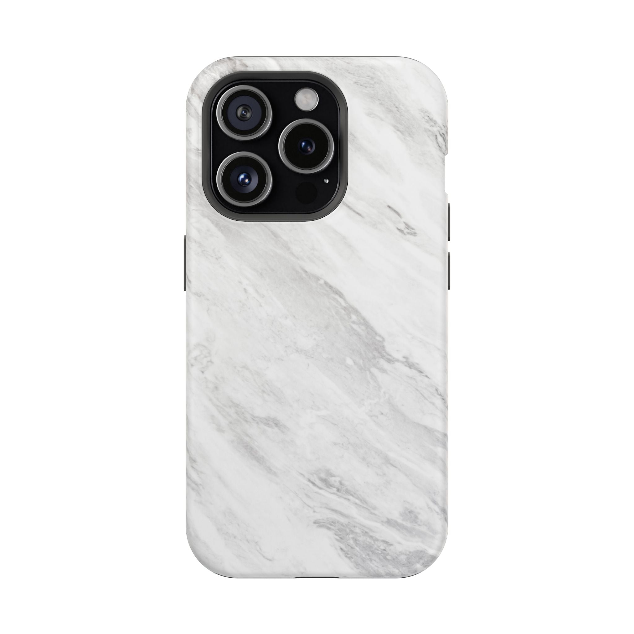 White Marble - Tough MagSafe Case