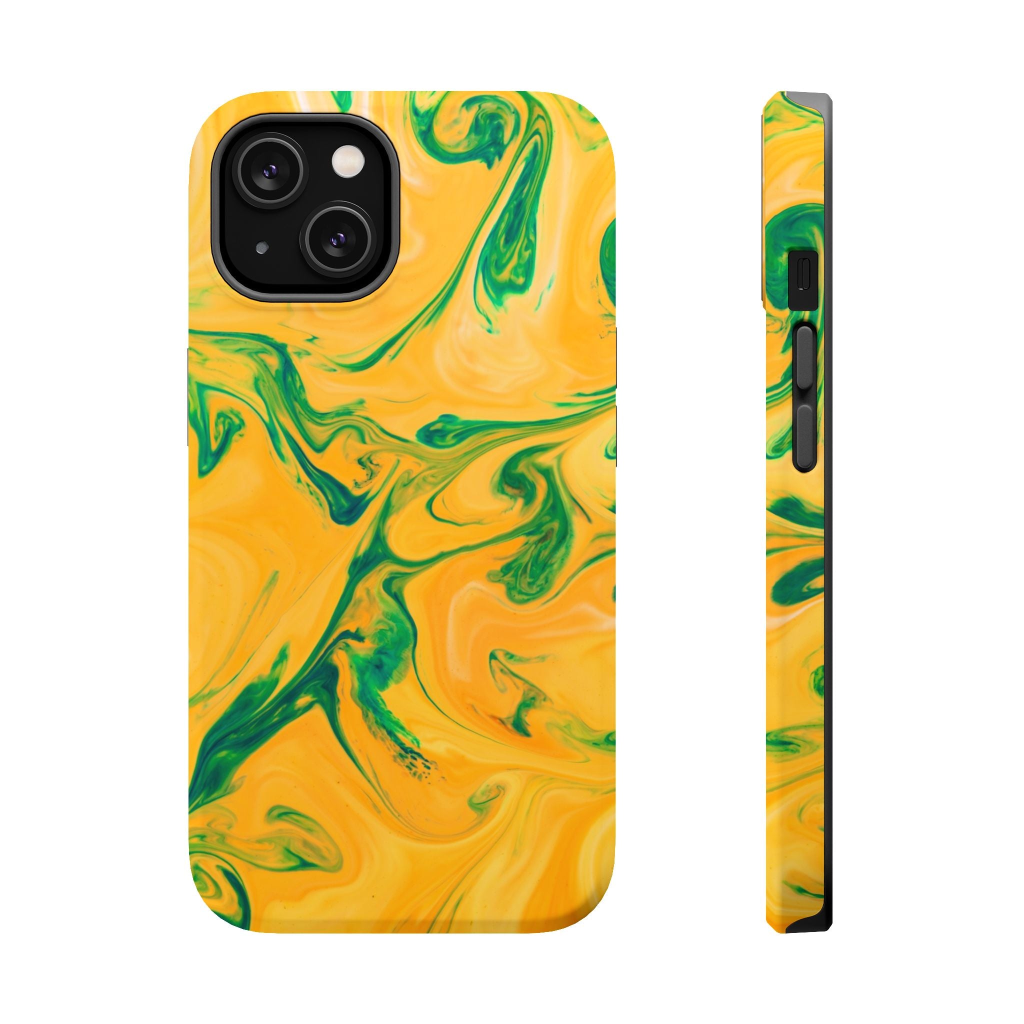 Lime Marble - Tough MagSafe Case