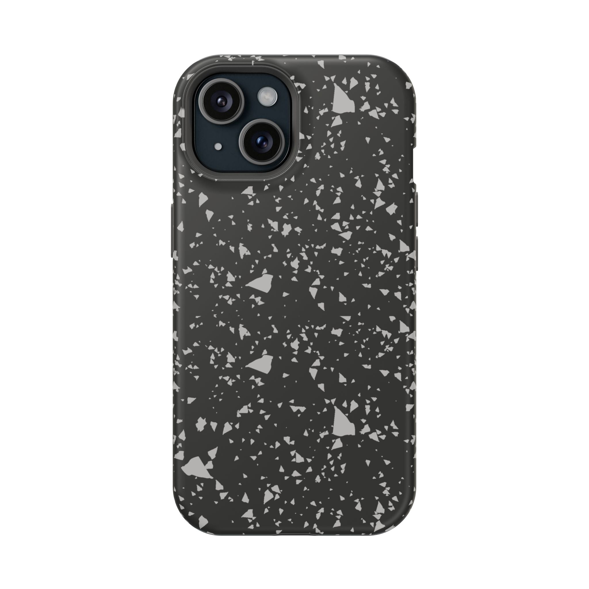 Black Terrazzo - Tough MagSafe Case