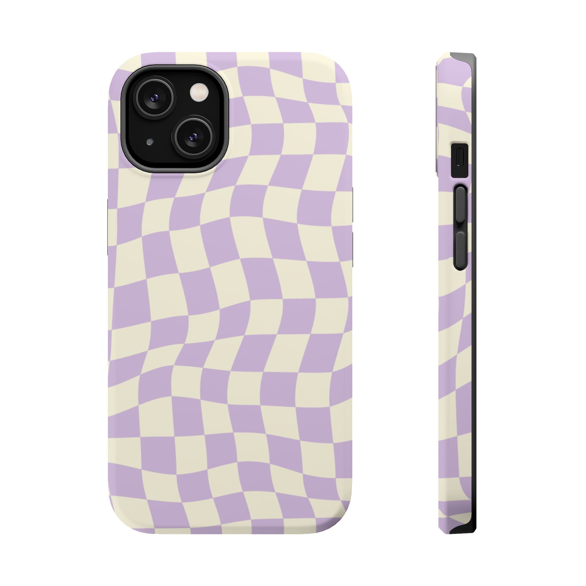 Lavender Checkers - Tough MagSafe Case