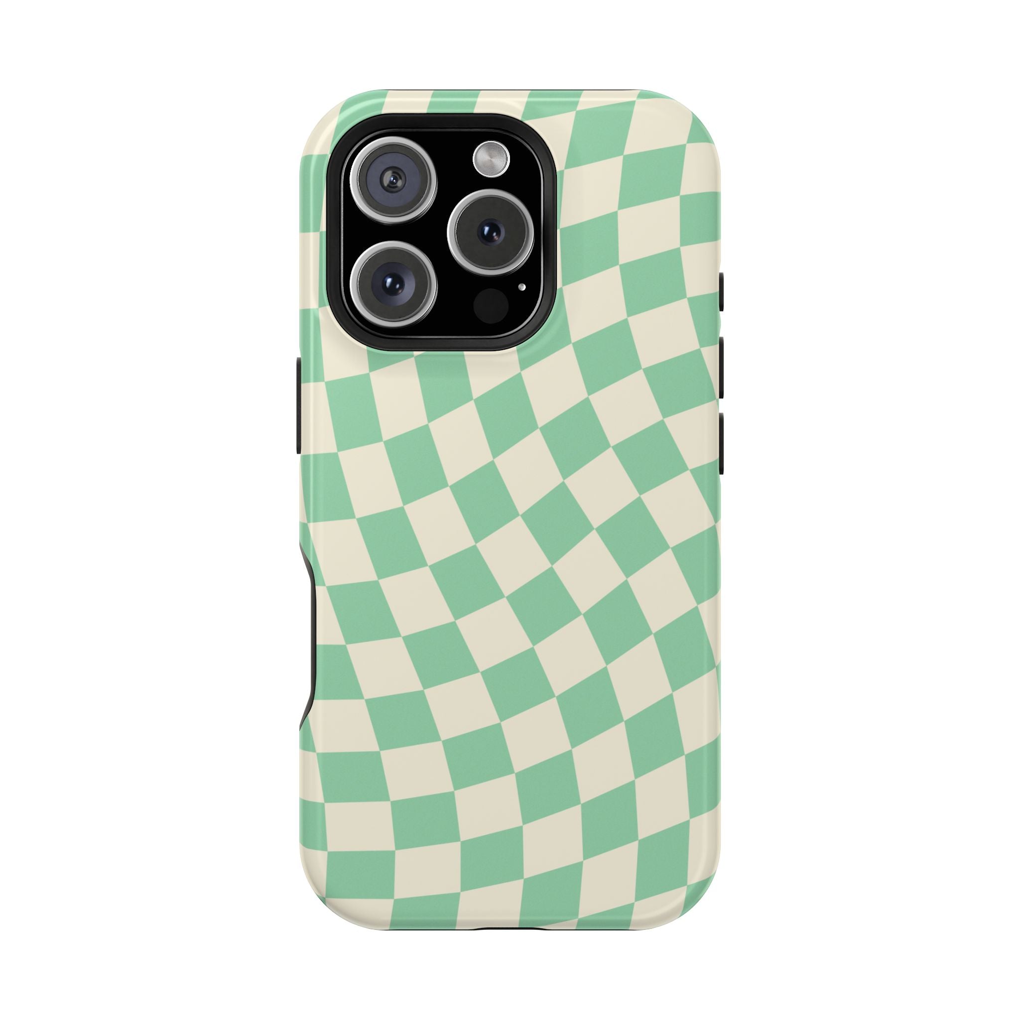 Pistachio Checkers - Tough MagSafe Case