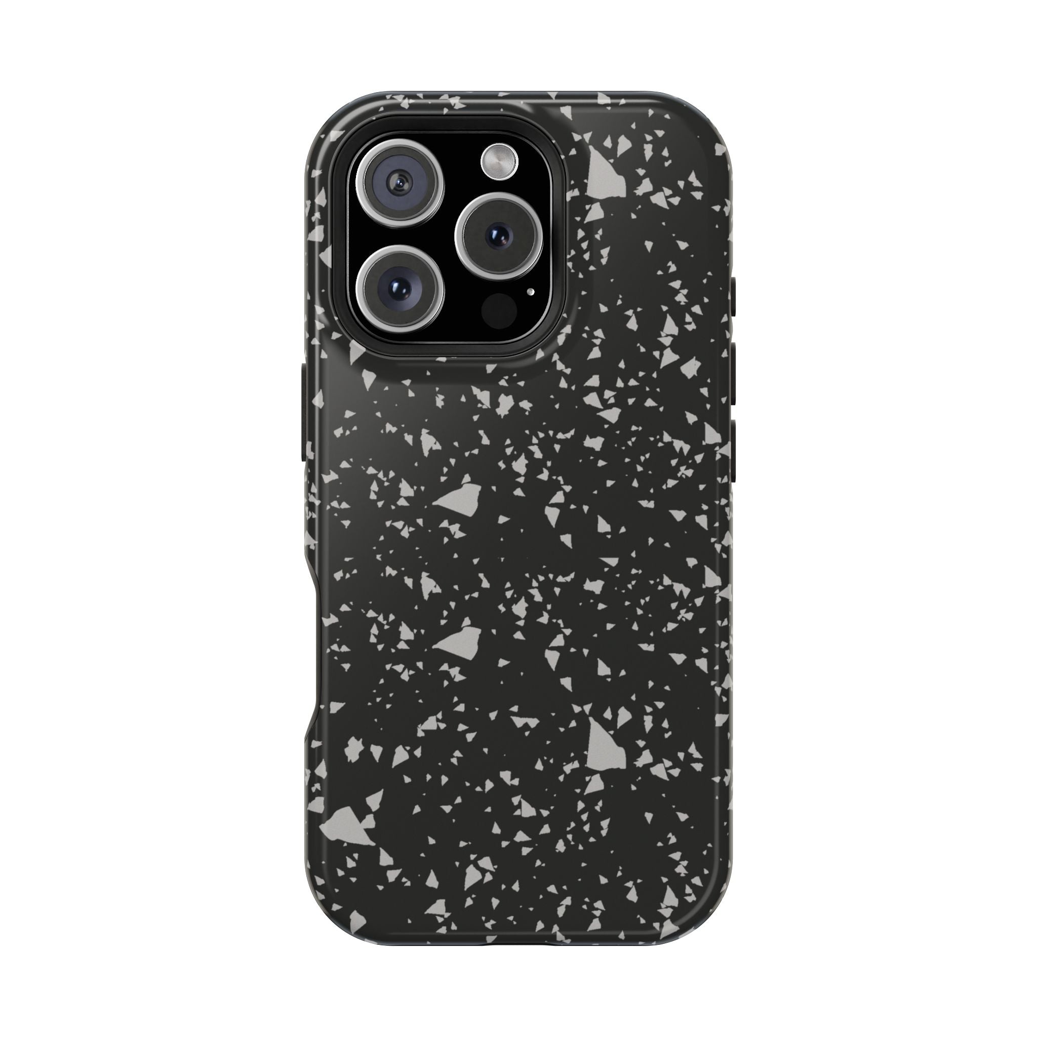 Black Terrazzo - Tough MagSafe Case