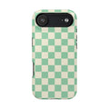 Mint Checkers - Tough MagSafe Case