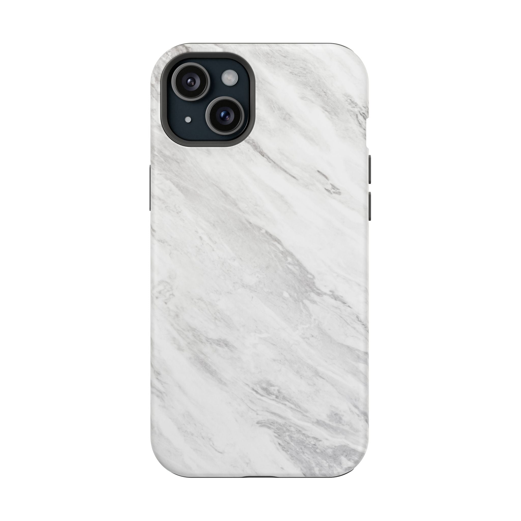 White Marble - Tough MagSafe Case
