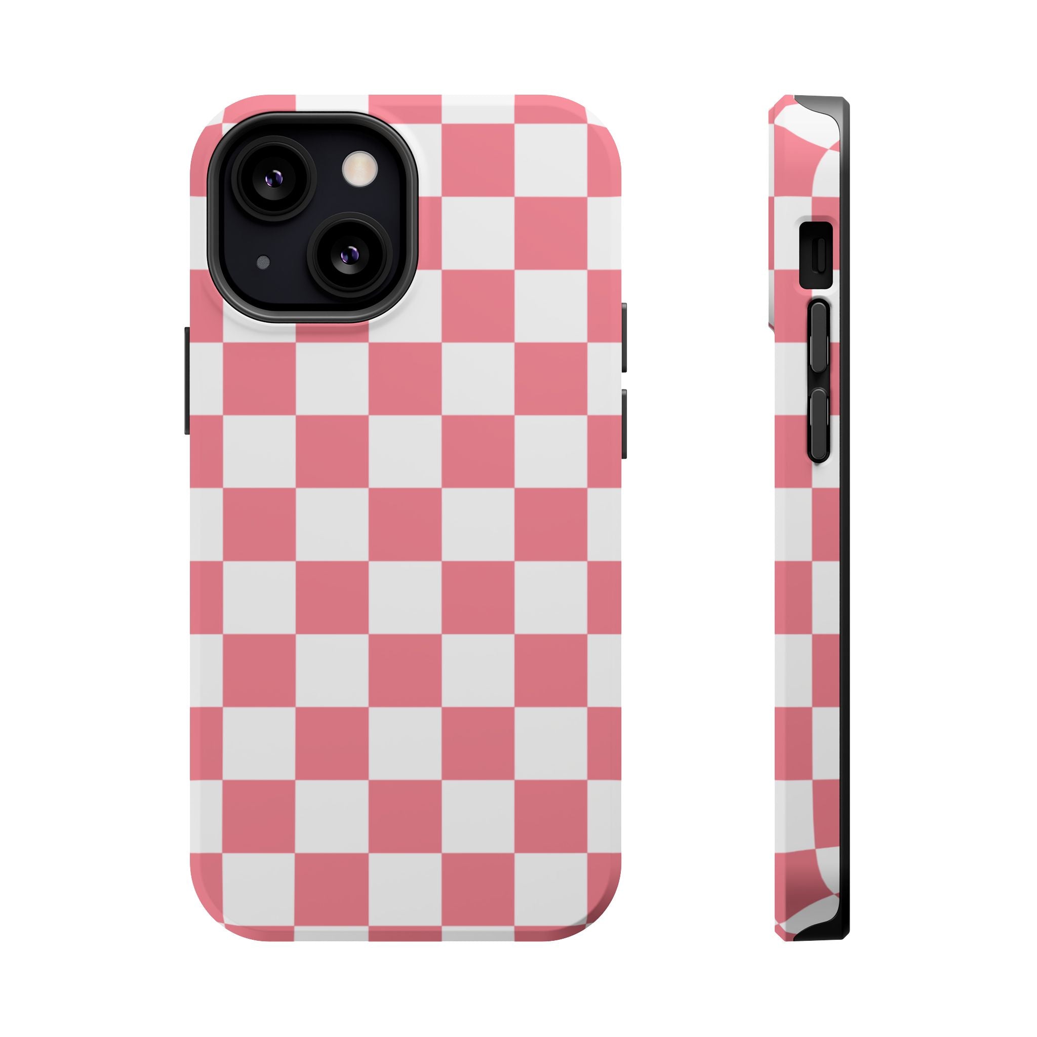 Pink Checkers - Tough MagSafe Case
