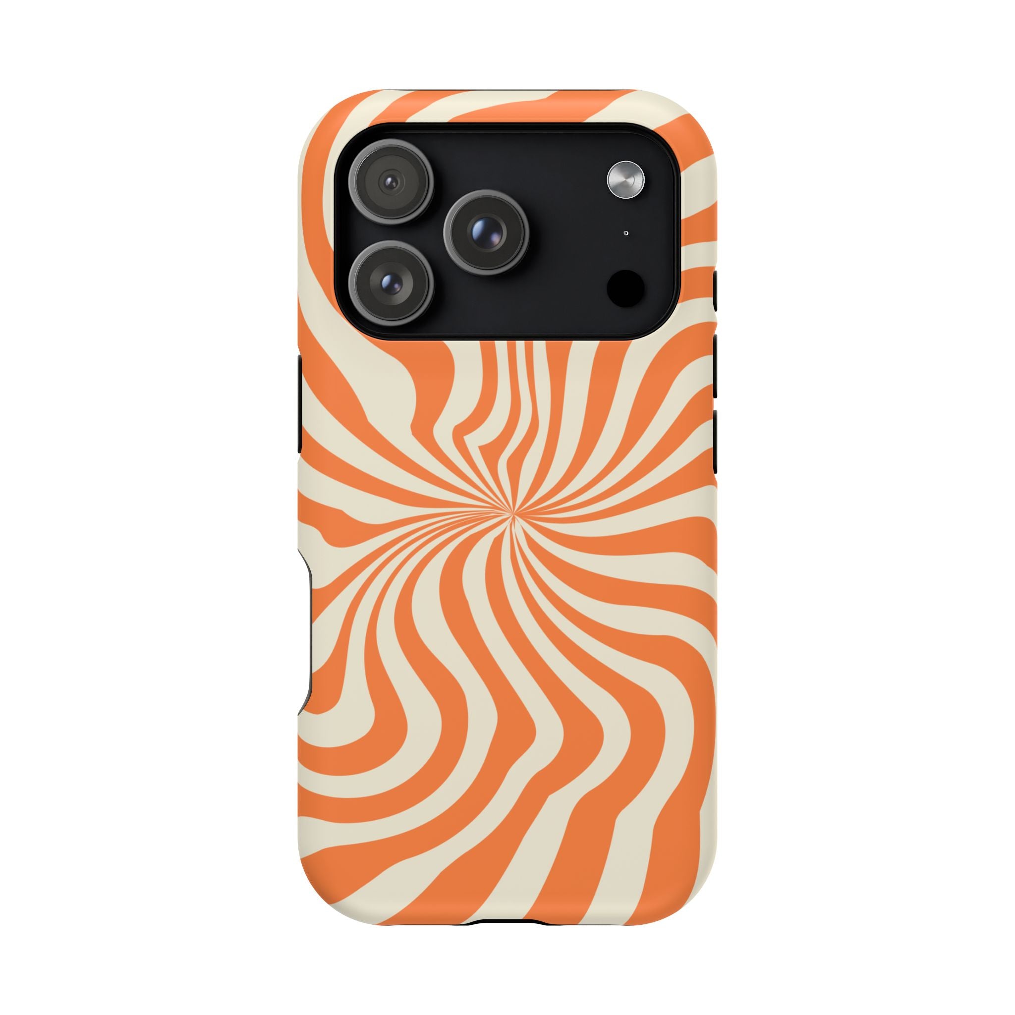 Orange Spiral - Tough MagSafe Case