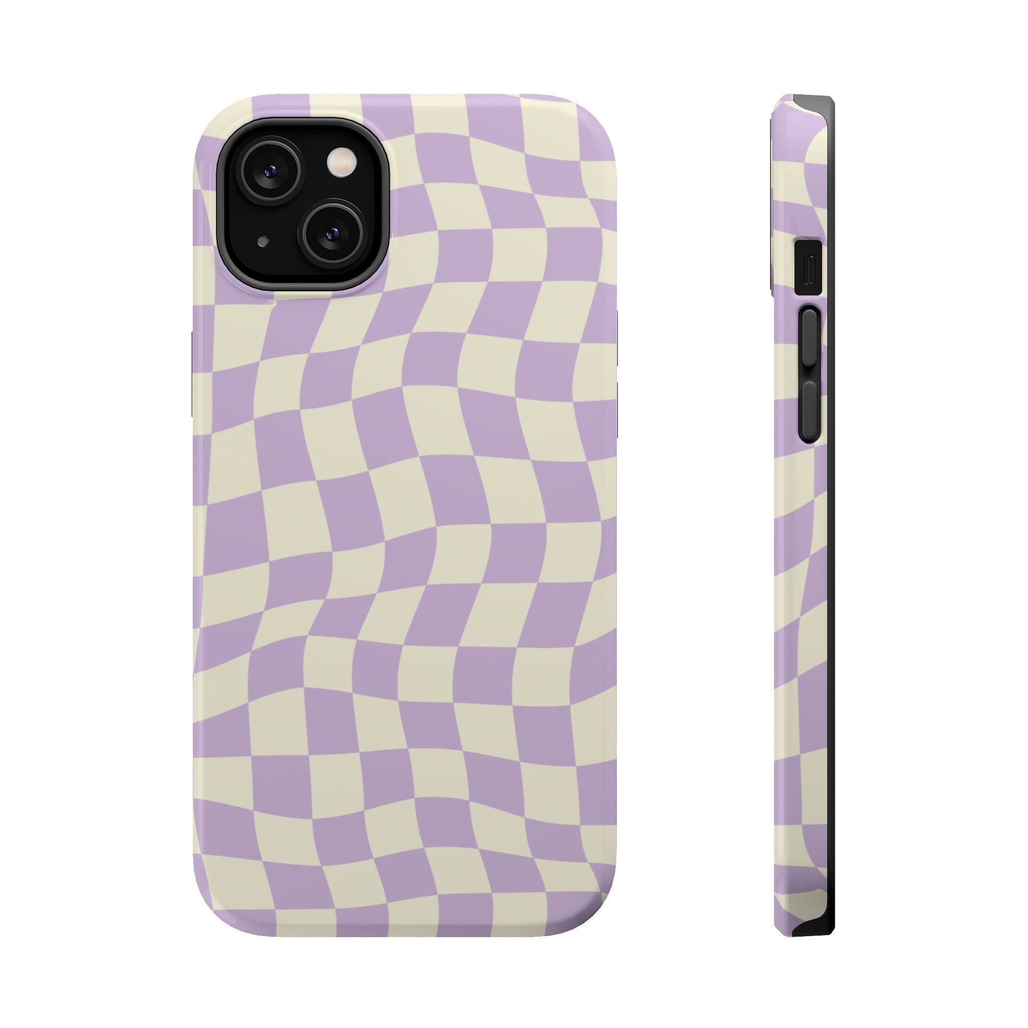 Lavender Checkers - Tough MagSafe Case
