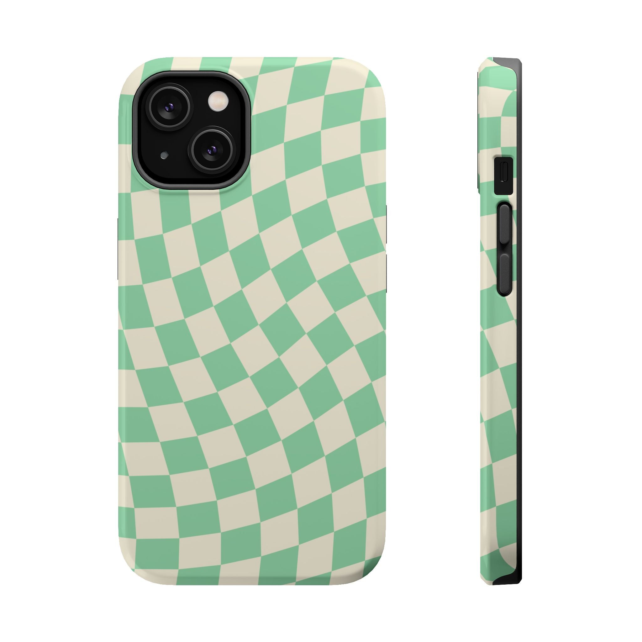 Pistachio Checkers - Tough MagSafe Case