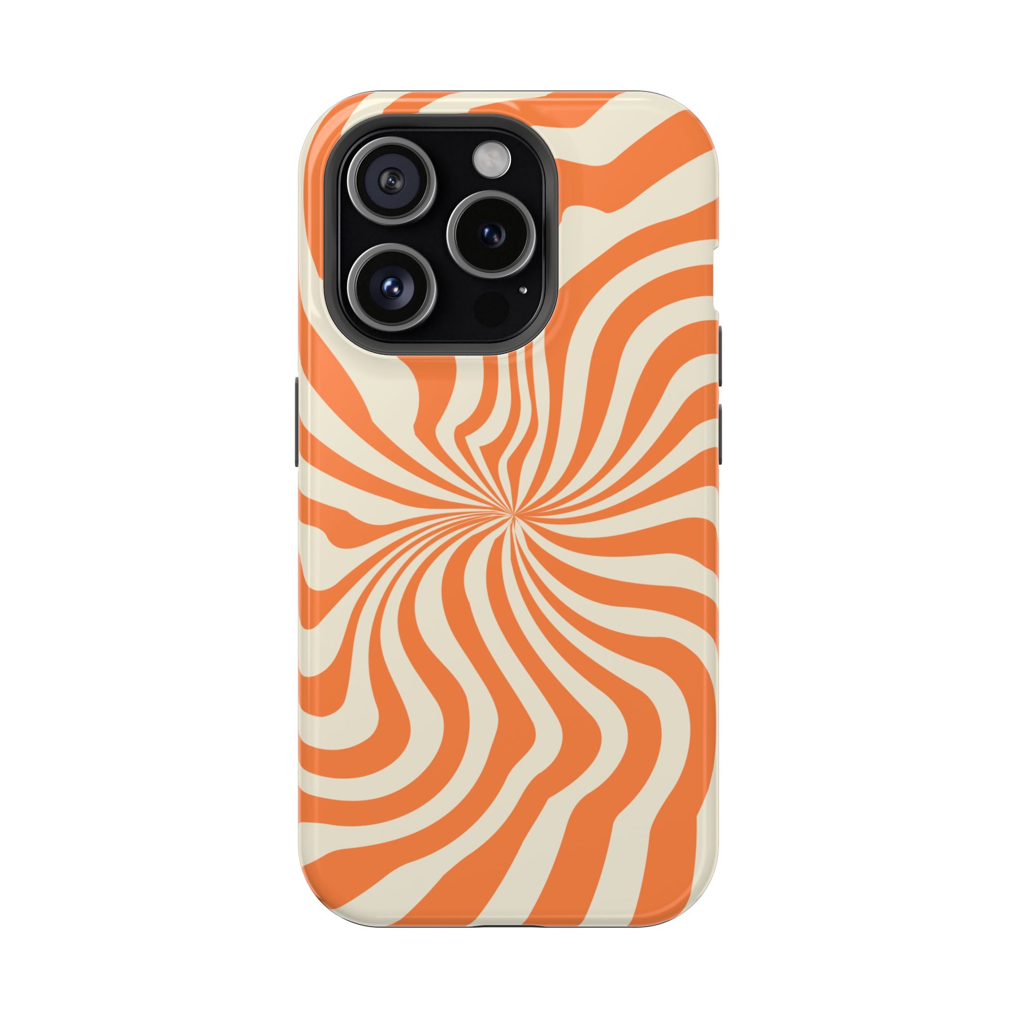 Orange Spiral - Tough MagSafe Case