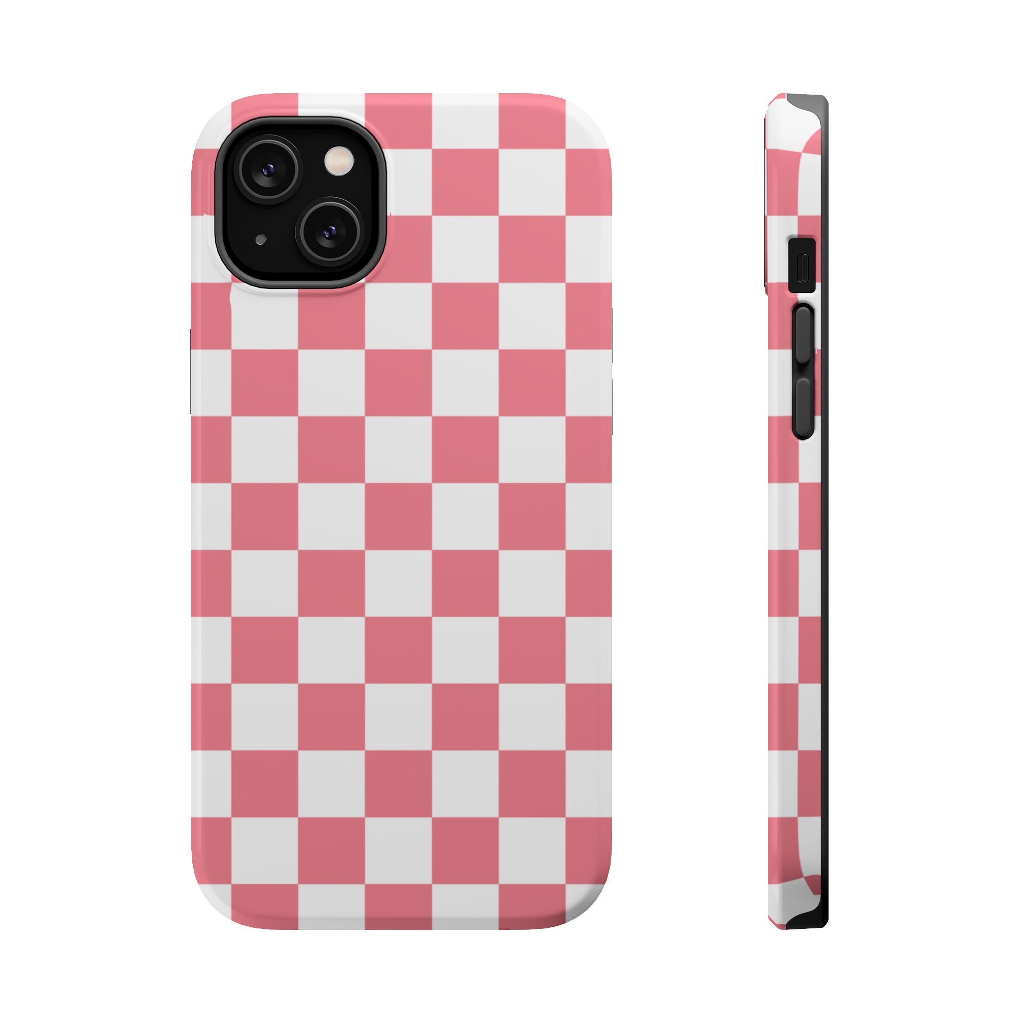 Pink Checkers - Tough MagSafe Case