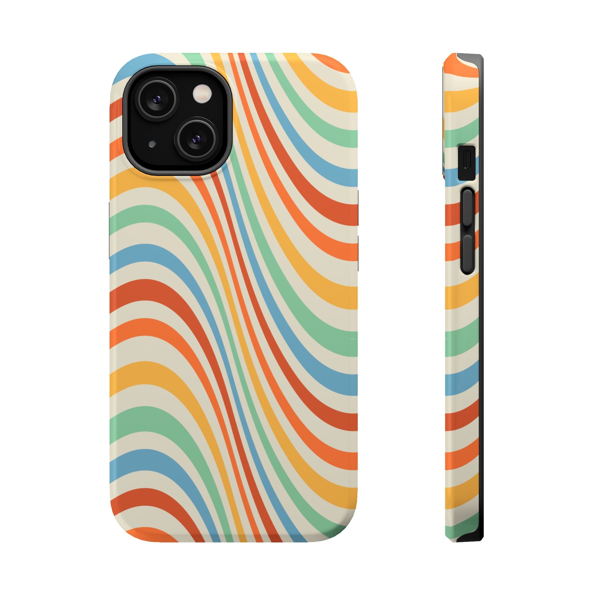 Retro Swirl - Tough MagSafe Case