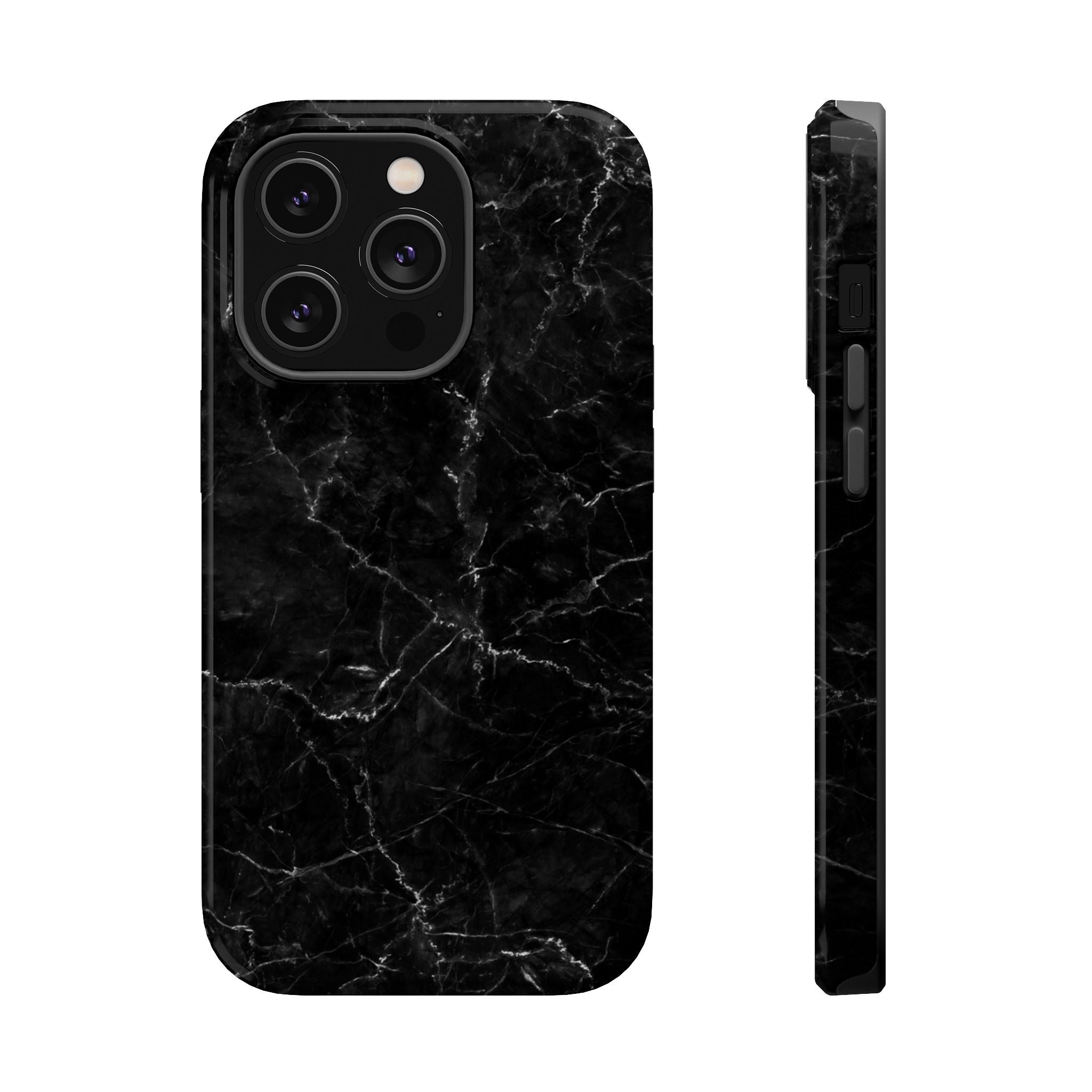 Marquina Black - Tough MagSafe Case