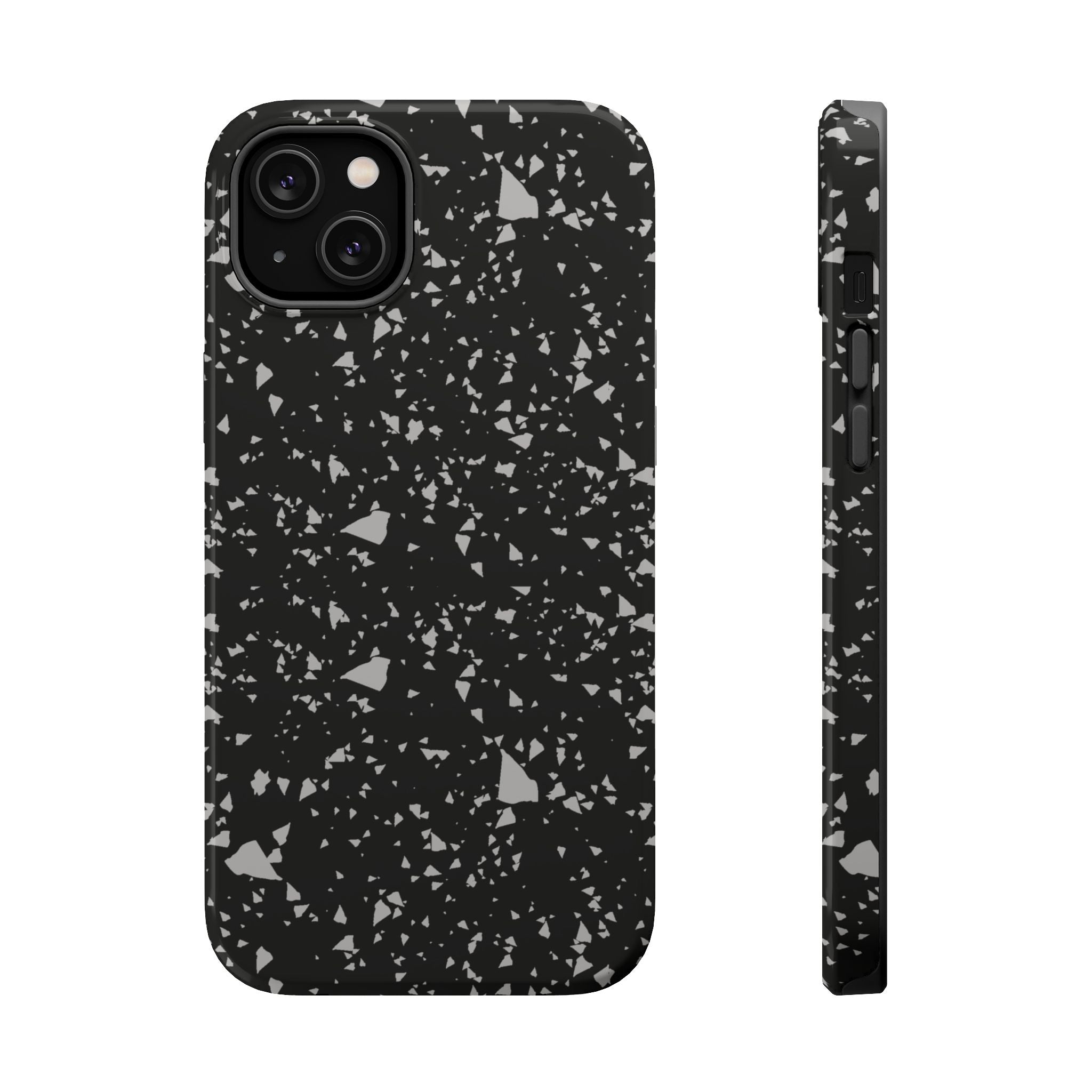 Black Terrazzo - Tough MagSafe Case