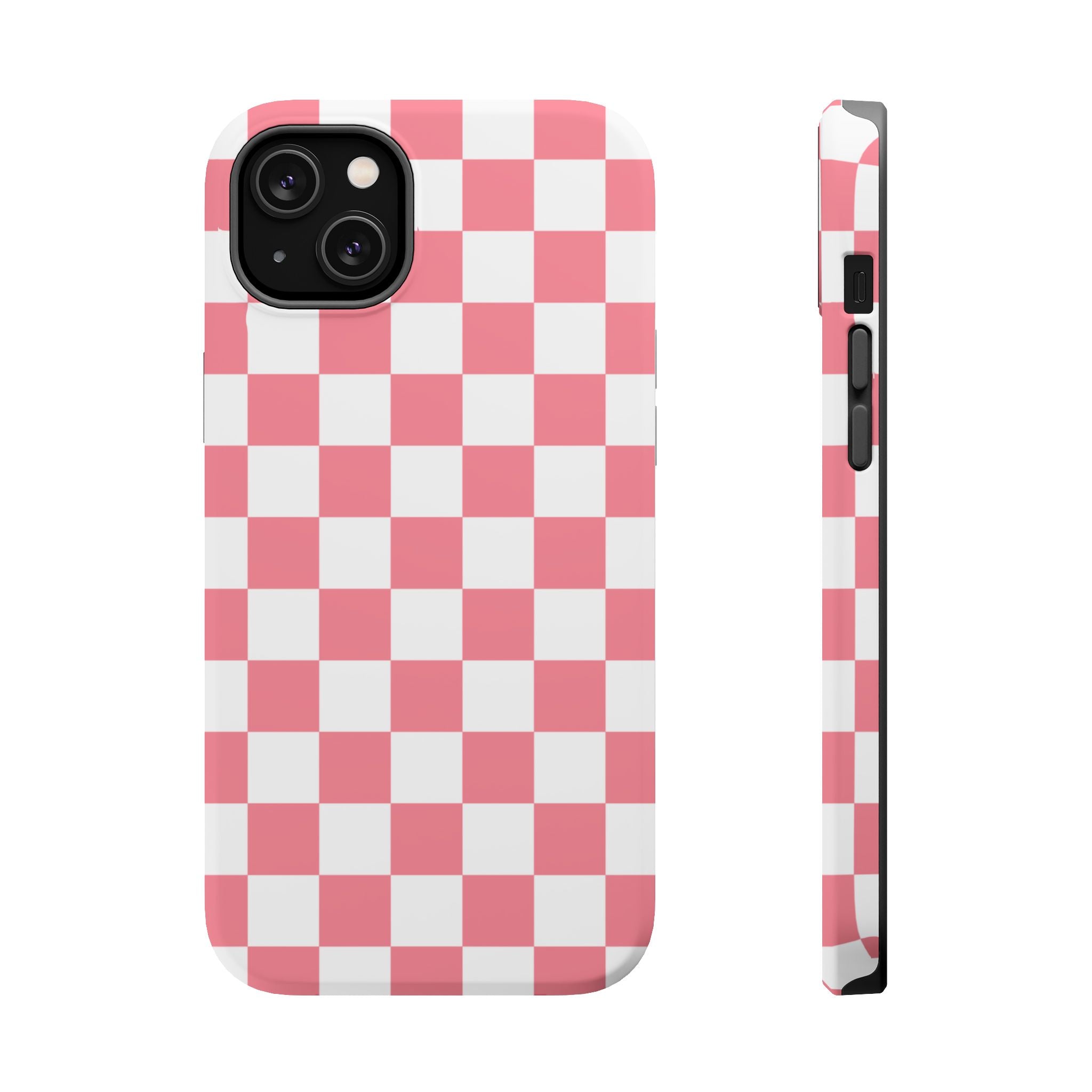Pink Checkers - Tough MagSafe Case