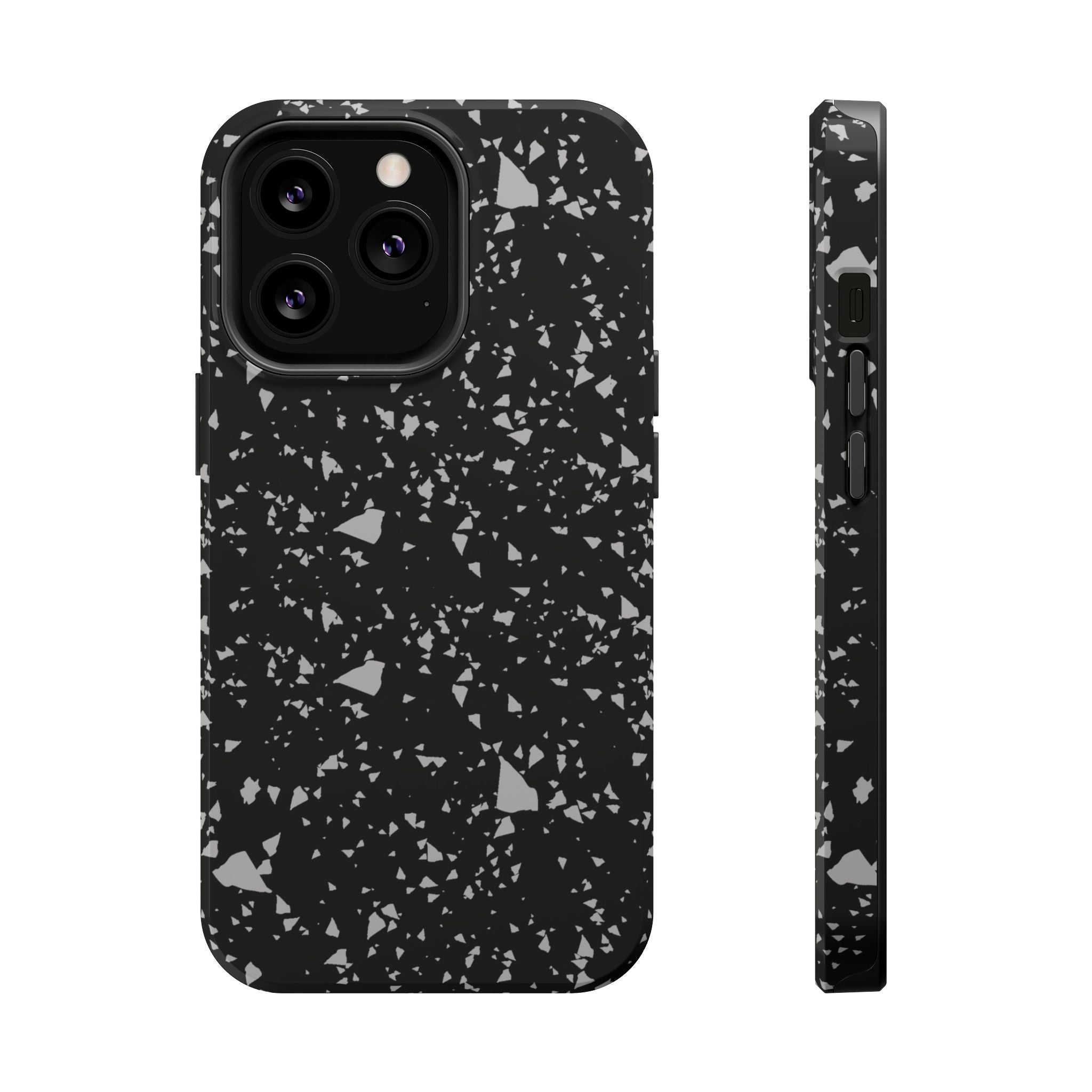 Black Terrazzo - Tough MagSafe Case