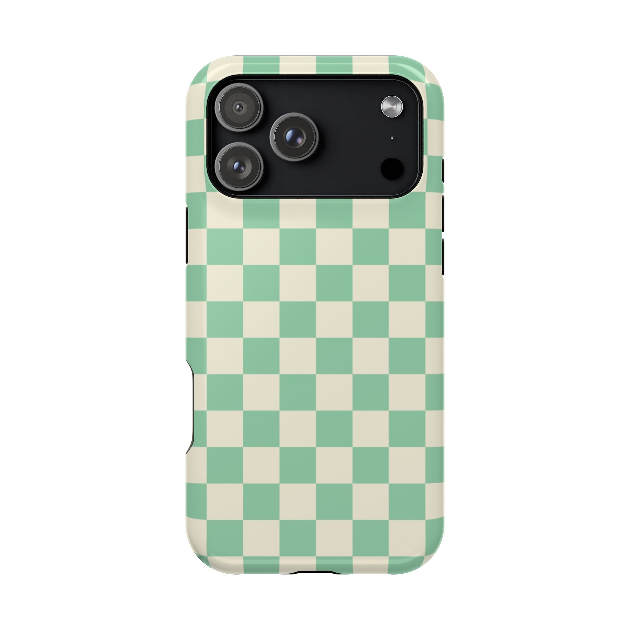 Mint Checkers - Tough MagSafe Case