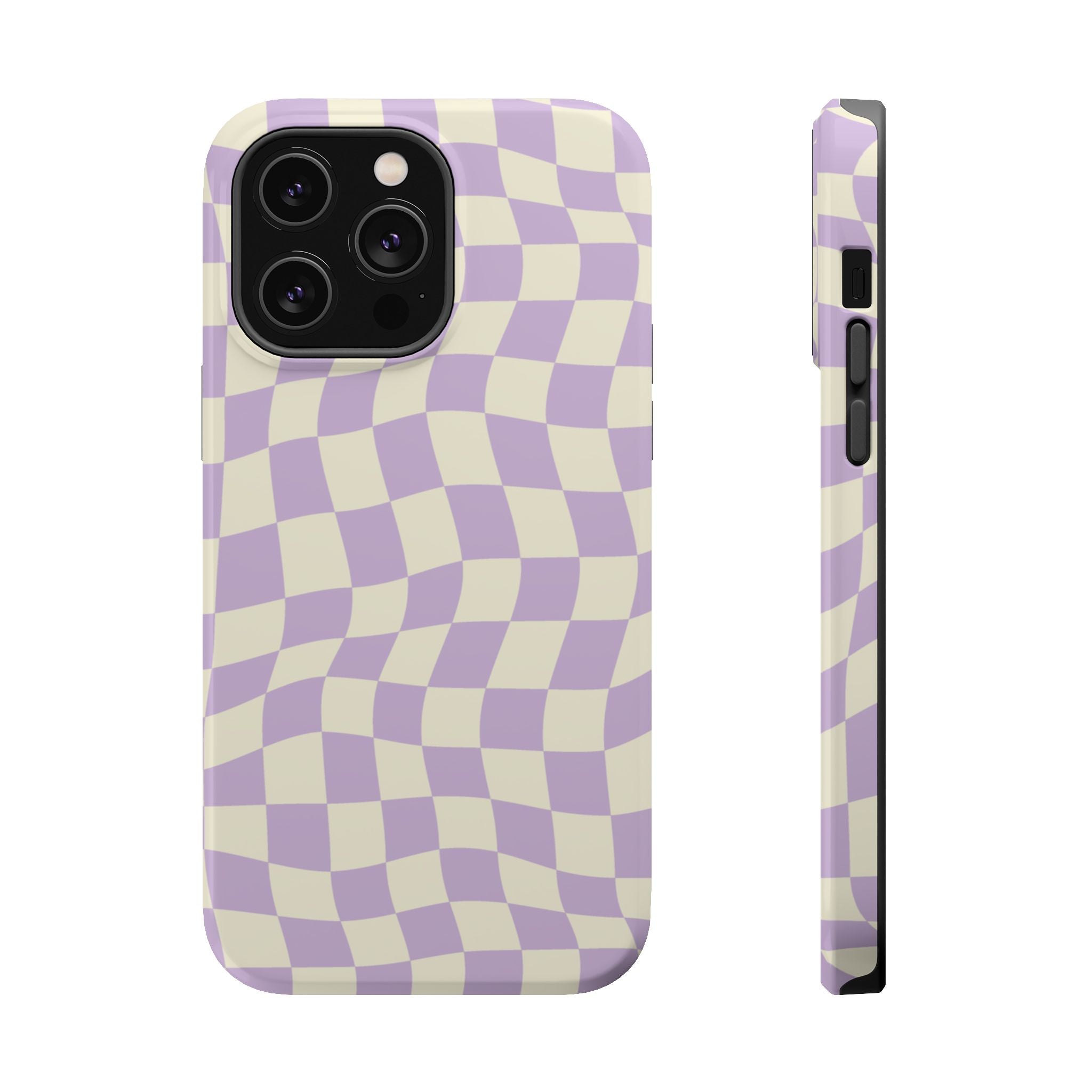 Lavender Checkers - Tough MagSafe Case