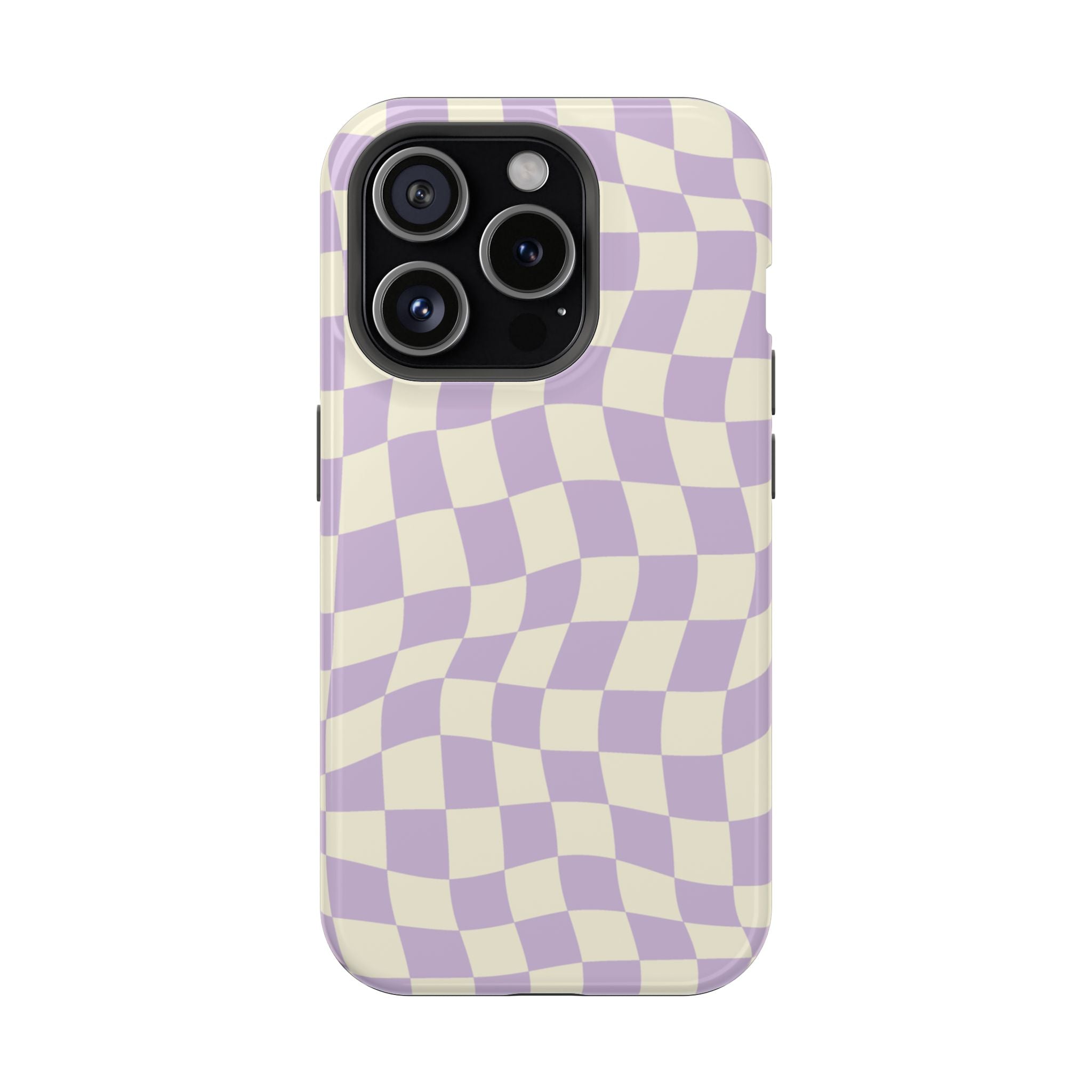 Lavender Checkers - Tough MagSafe Case