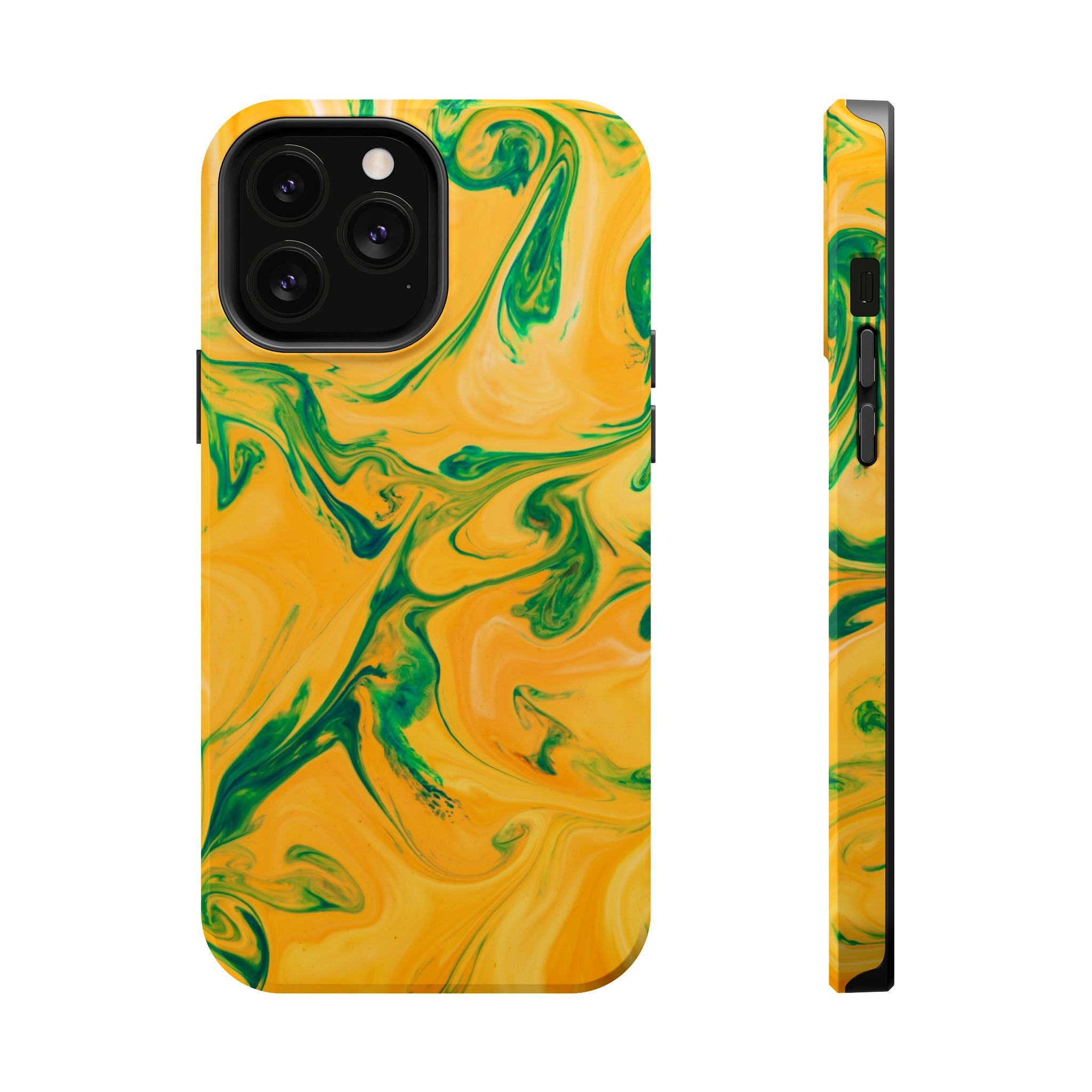 Lime Marble - Tough MagSafe Case