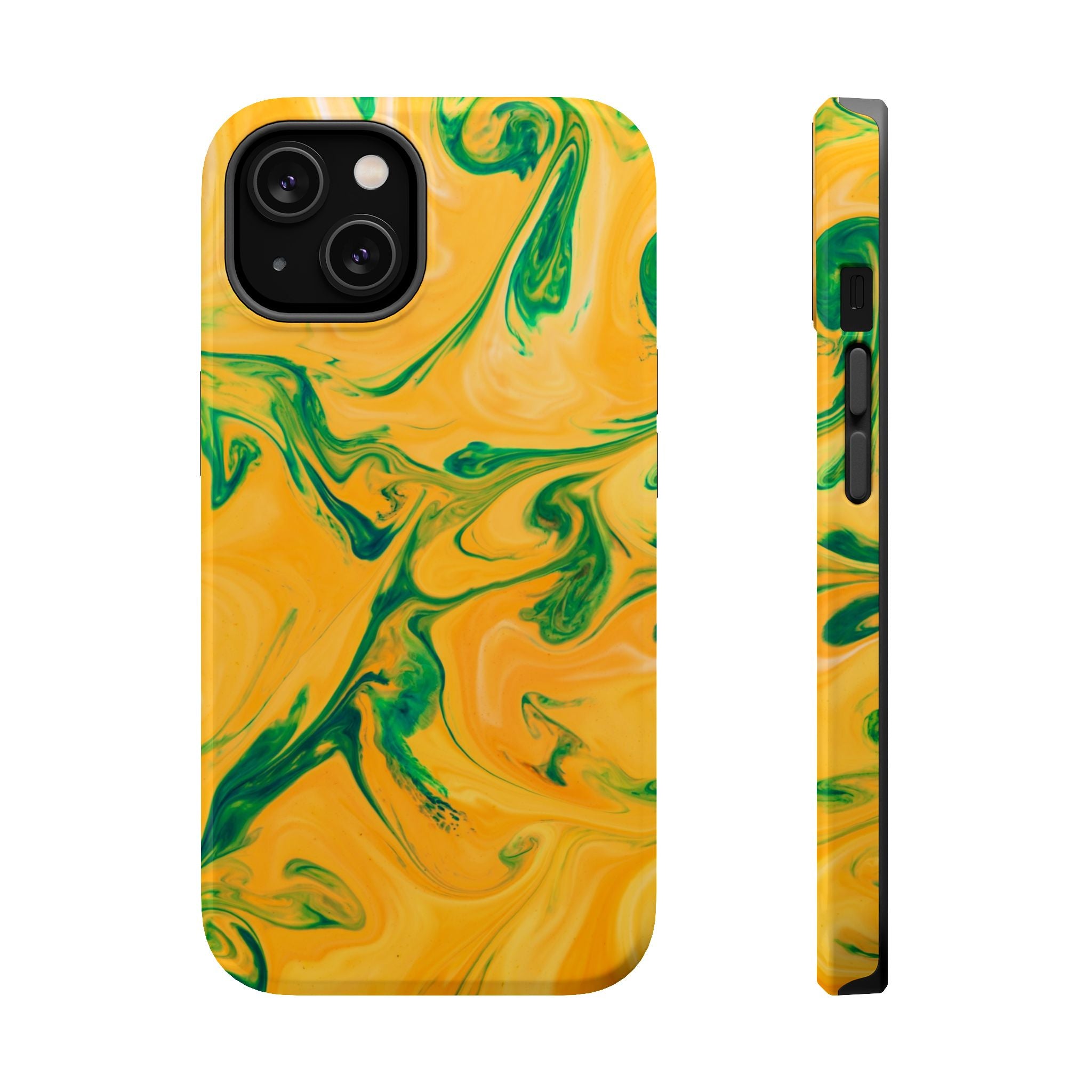 Lime Marble - Tough MagSafe Case