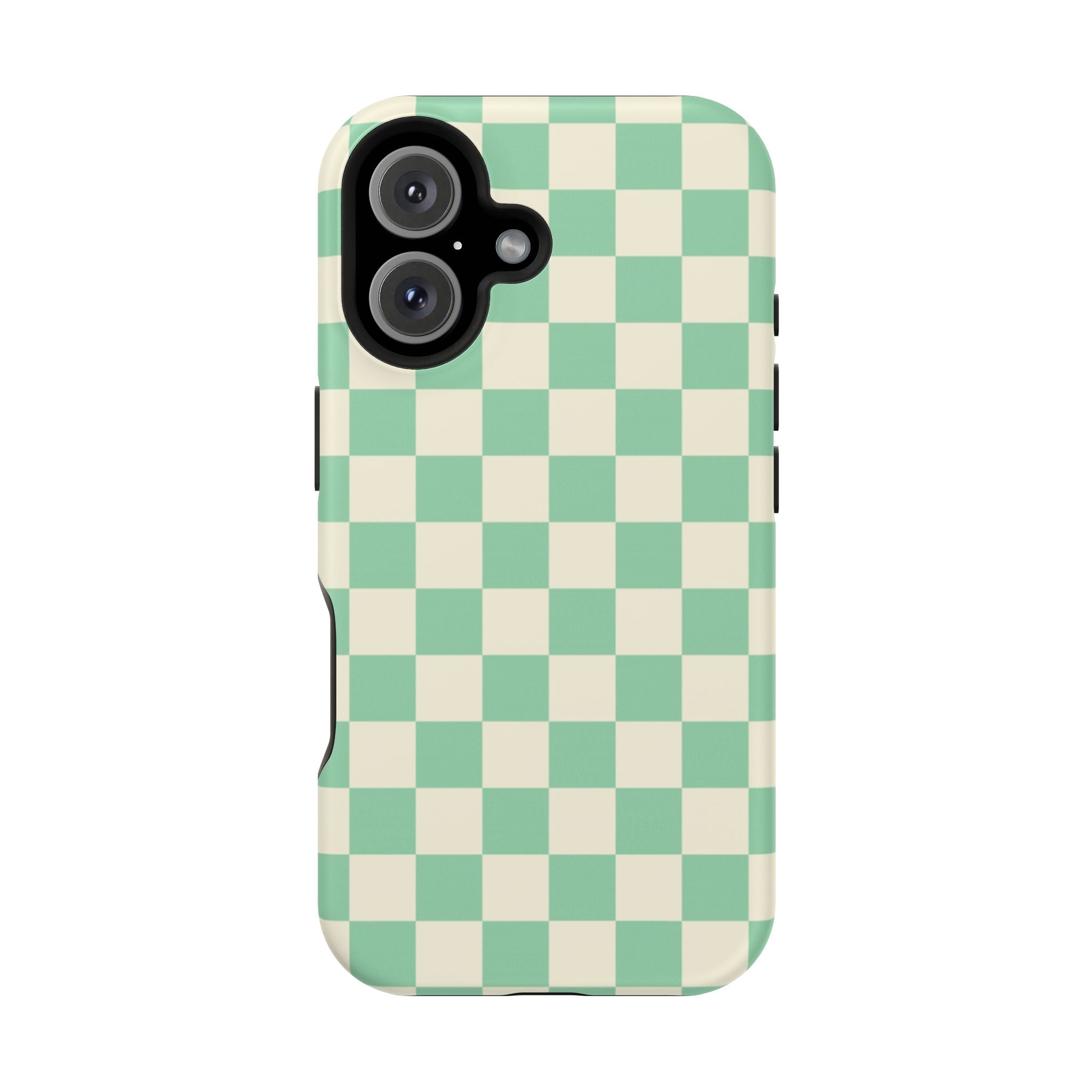 Mint Checkers - Tough MagSafe Case