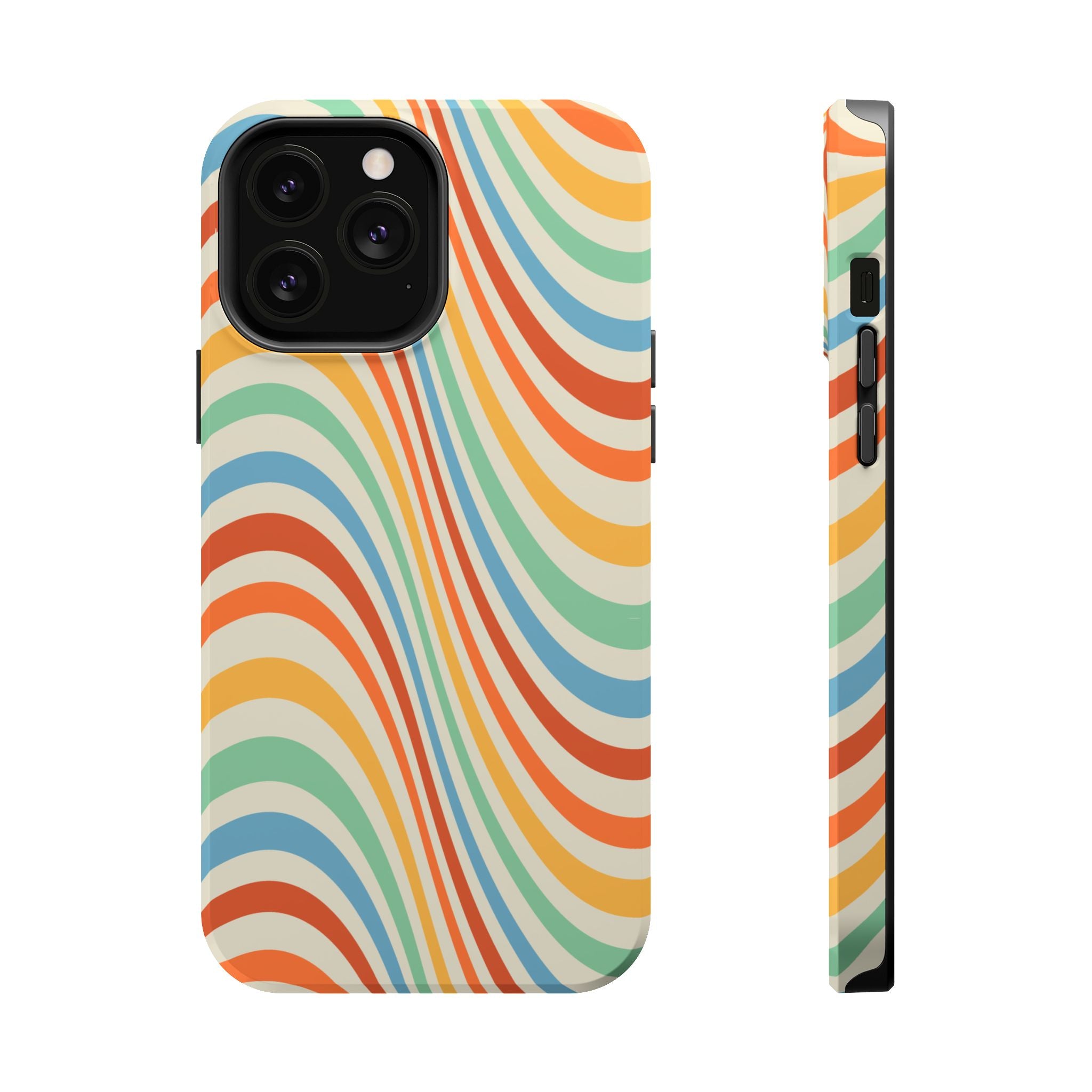 Retro Swirl - Tough MagSafe Case
