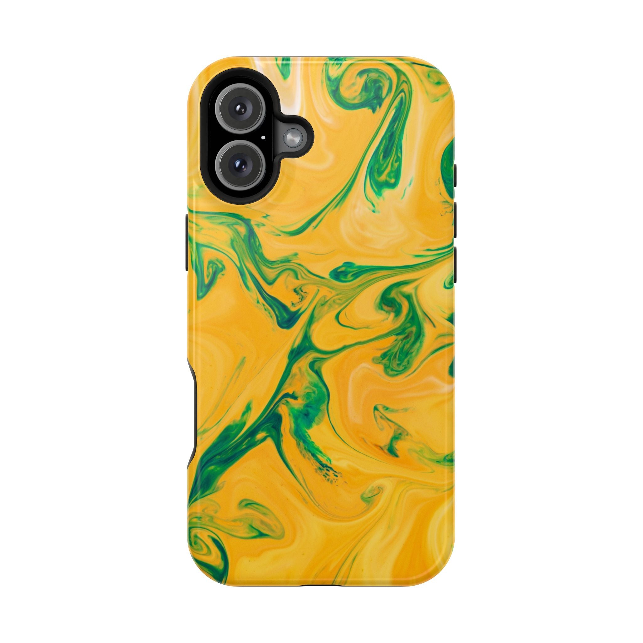 Lime Marble - Tough MagSafe Case